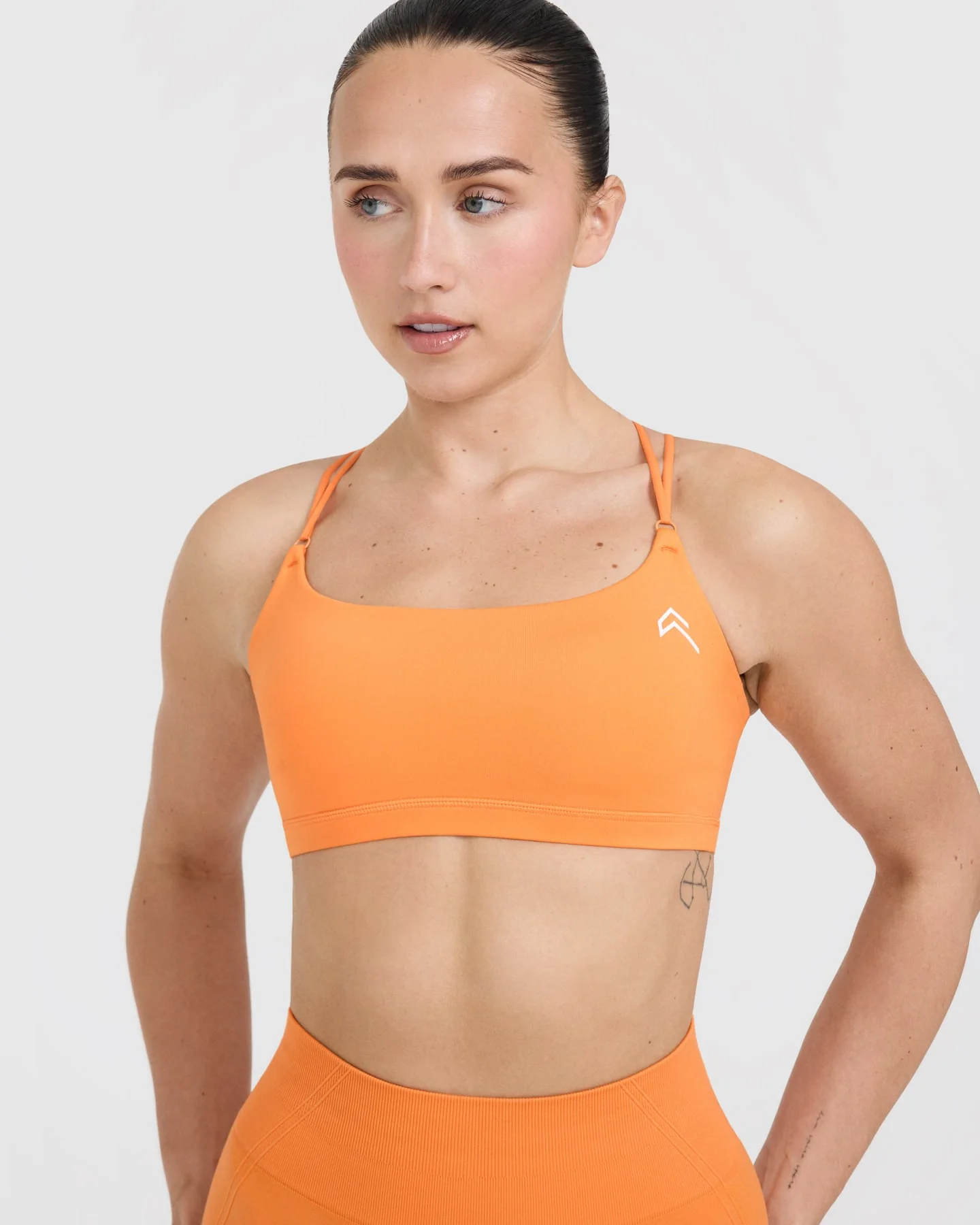 Everyday Cross Over Bralette | Apricot Orange - Image 4