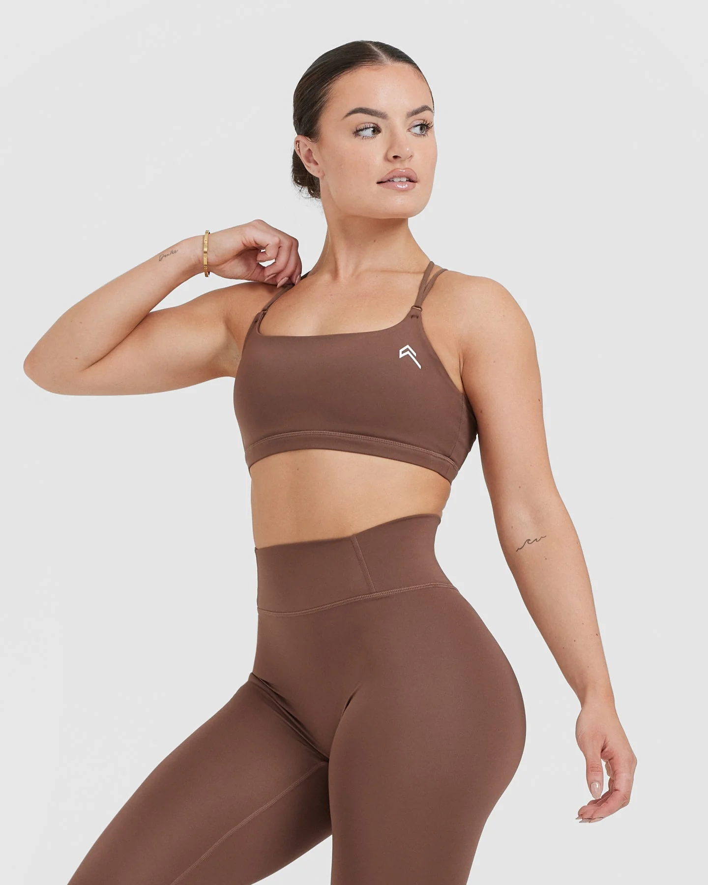 Everyday Cross Over Bralette | Chestnut - Image 3