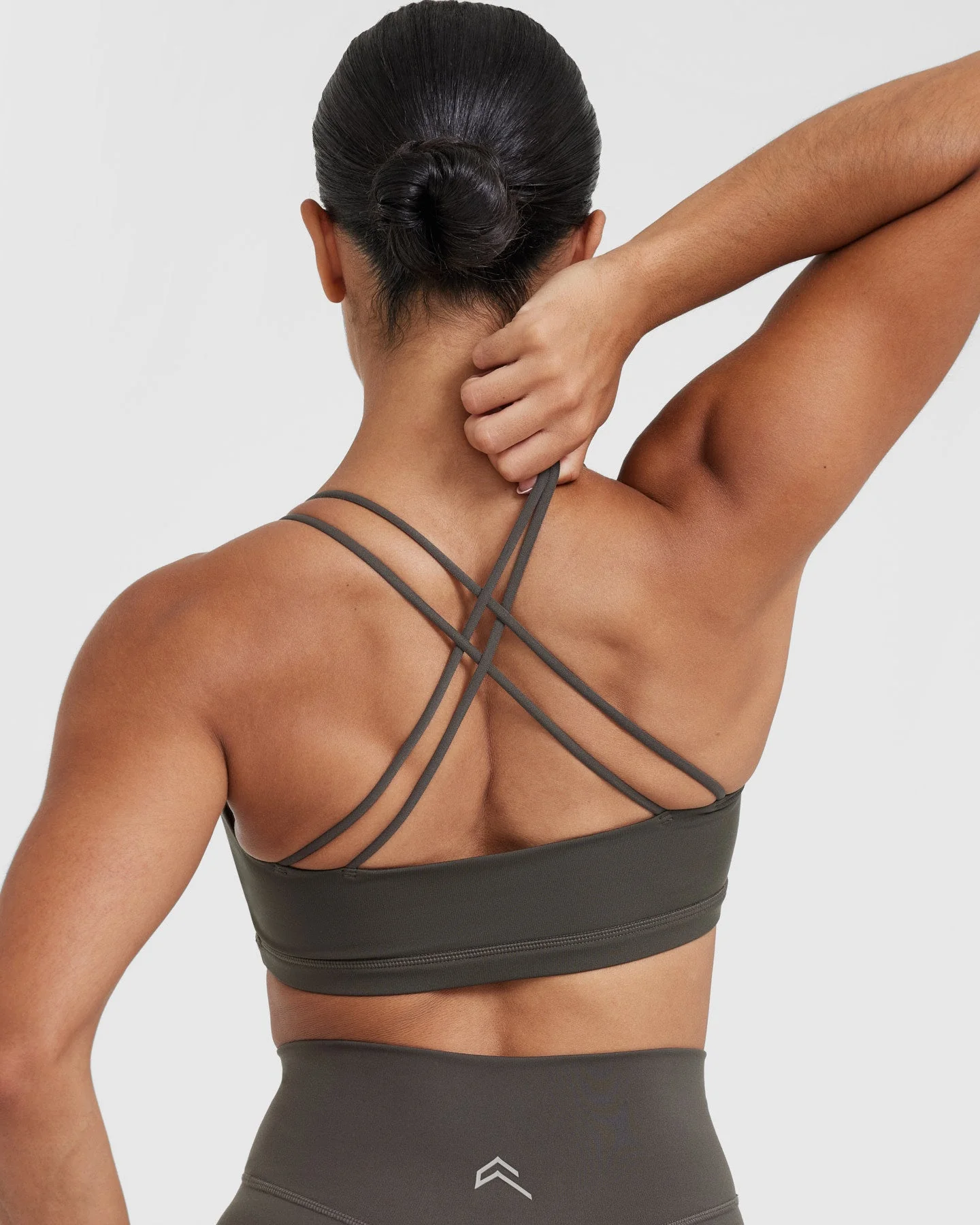 Everyday Cross Over Bralette | Deep Taupe - Image 5