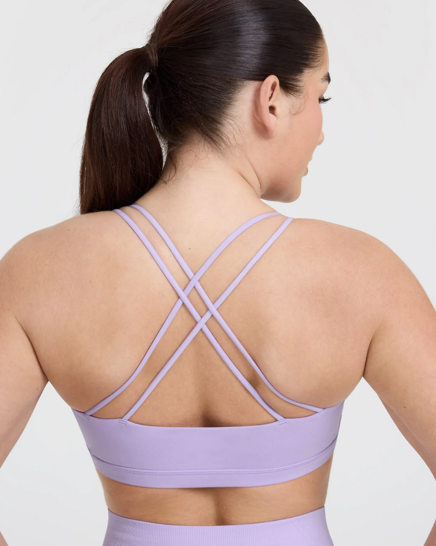 Everyday Cross Over Bralette | Lavender Purple - Image 5