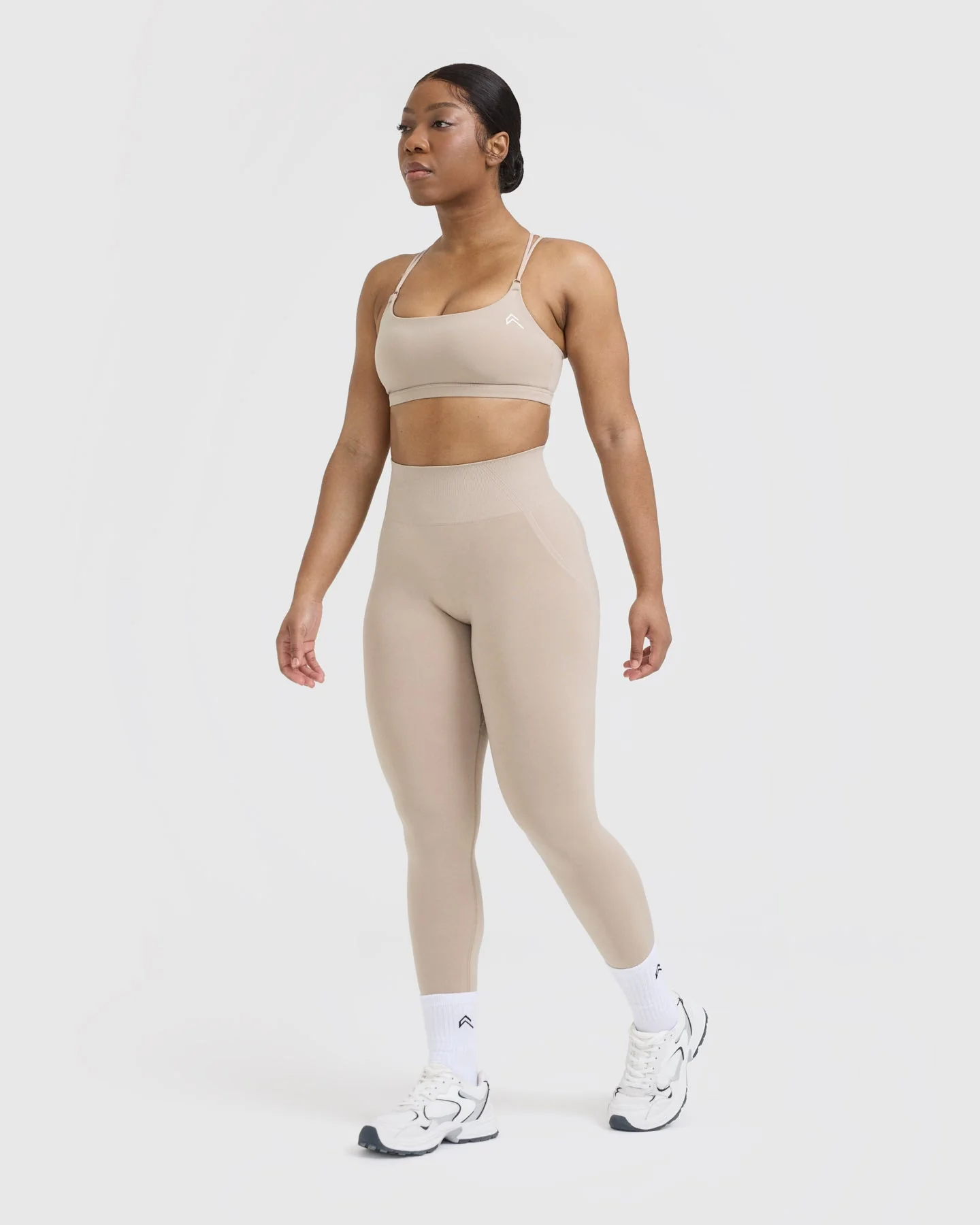 Everyday Cross Over Bralette | Mushroom Brown - Image 3