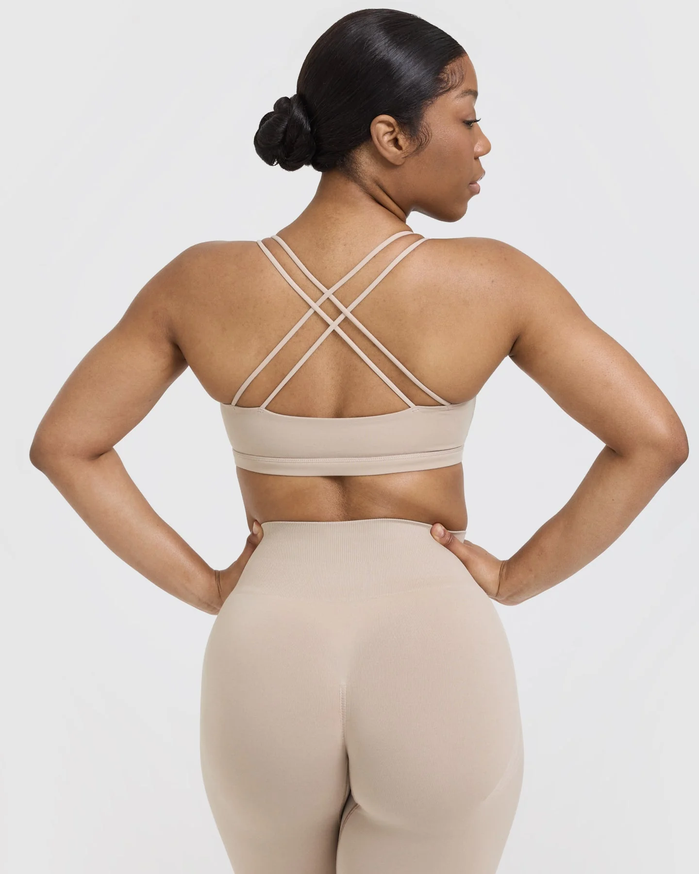 Everyday Cross Over Bralette | Mushroom Brown - Image 5
