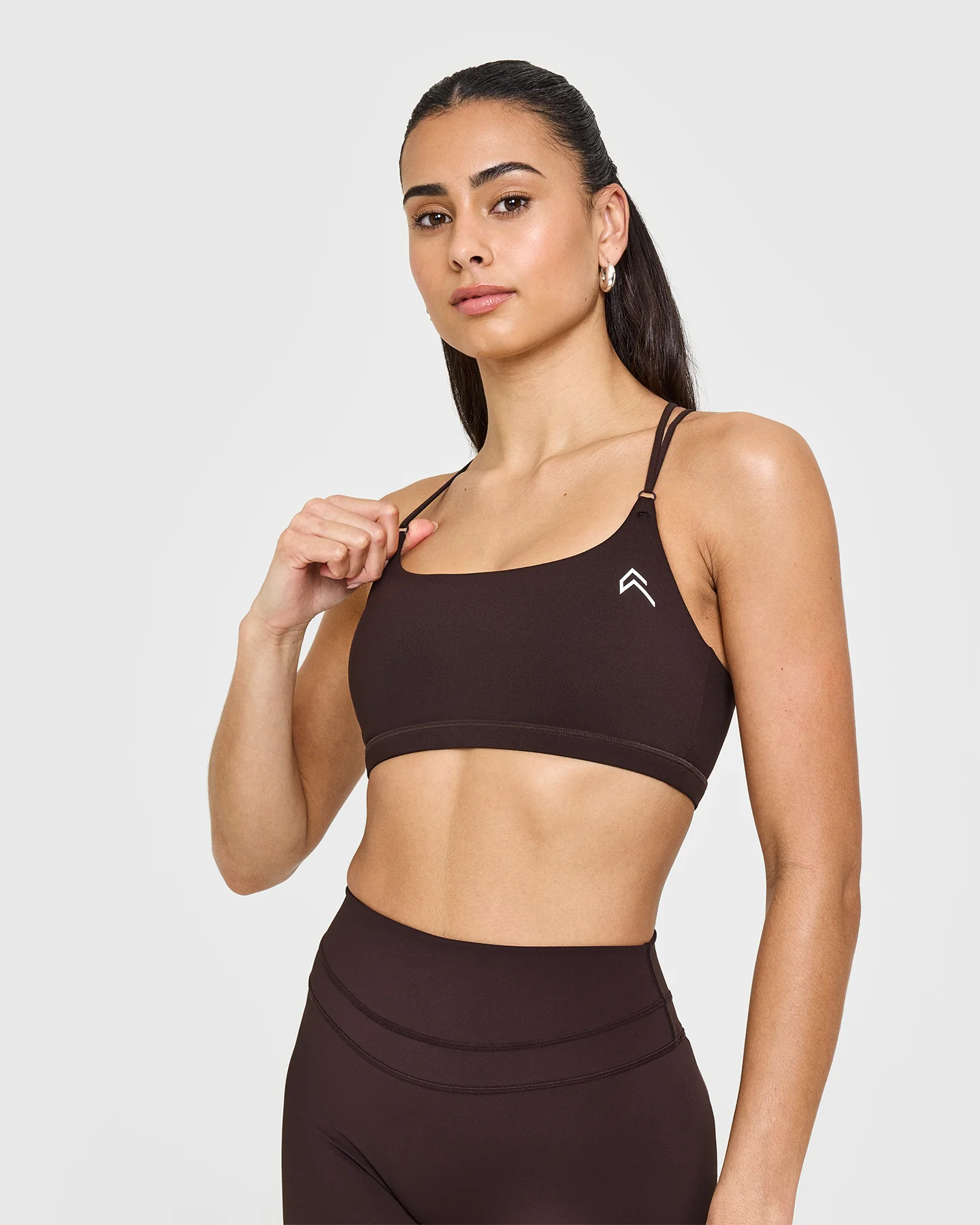 Everyday Cross Over Bralette | Plum Brown - Image 5
