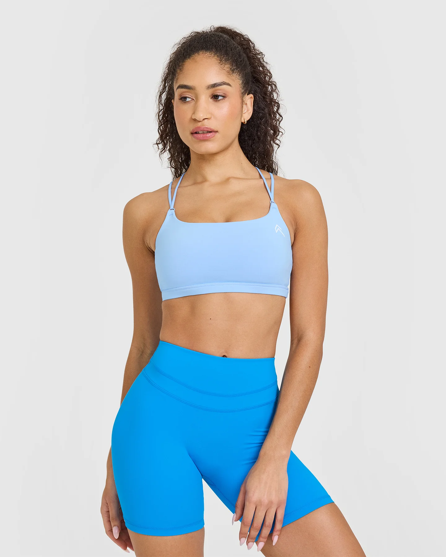Everyday Cross Over Bralette | Powdered Blue