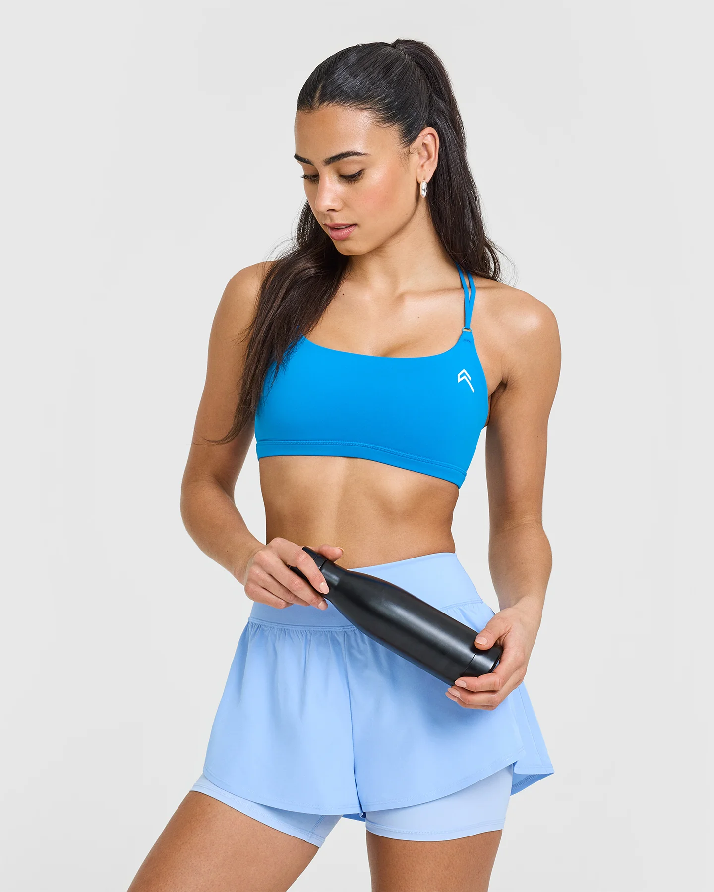Everyday Cross Over Bralette | Tropical Blue - Image 3