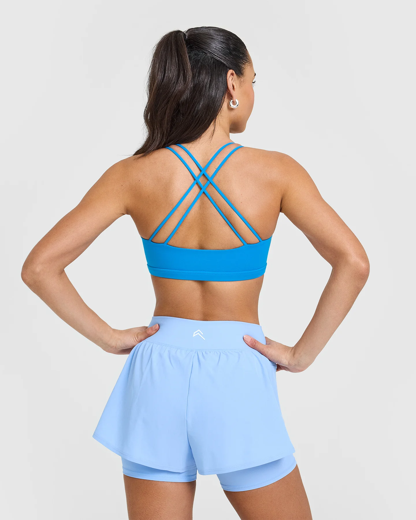 Everyday Cross Over Bralette | Tropical Blue - Image 4