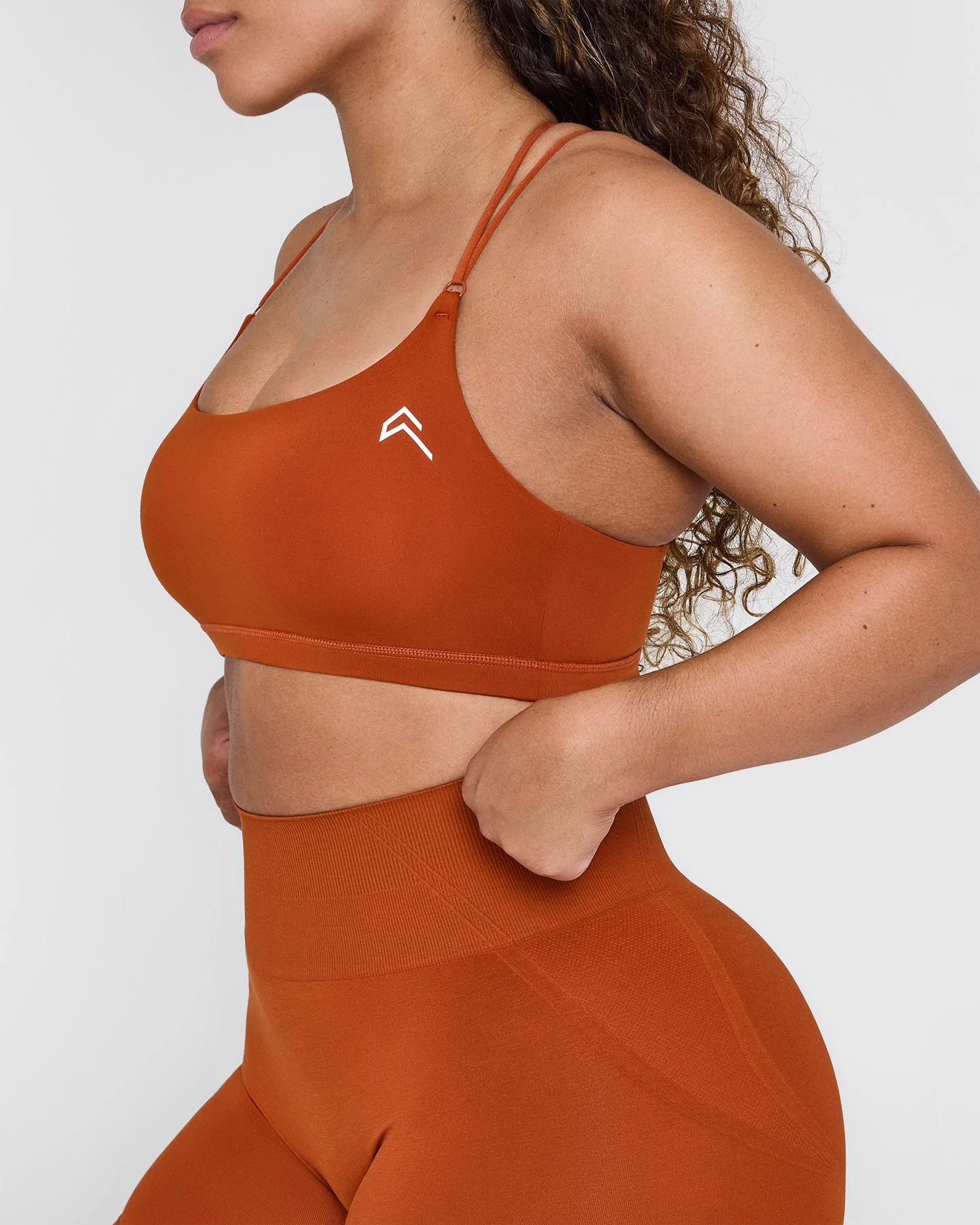Everyday Cross Over Bralette | Warm Copper - Image 4