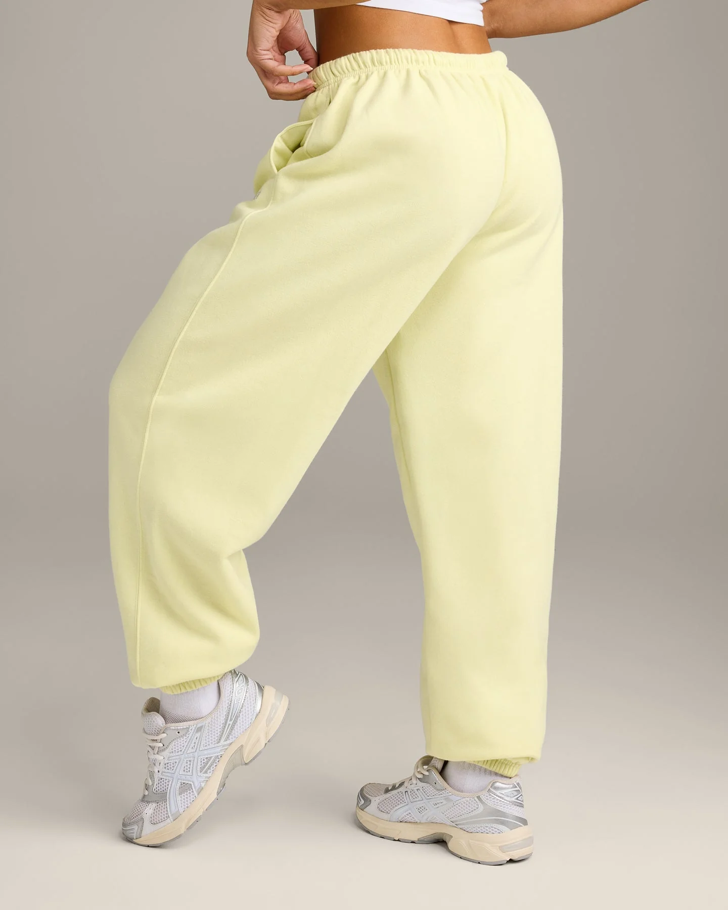 Foundations All Season Joggers | Pastel Yellow - Image 5