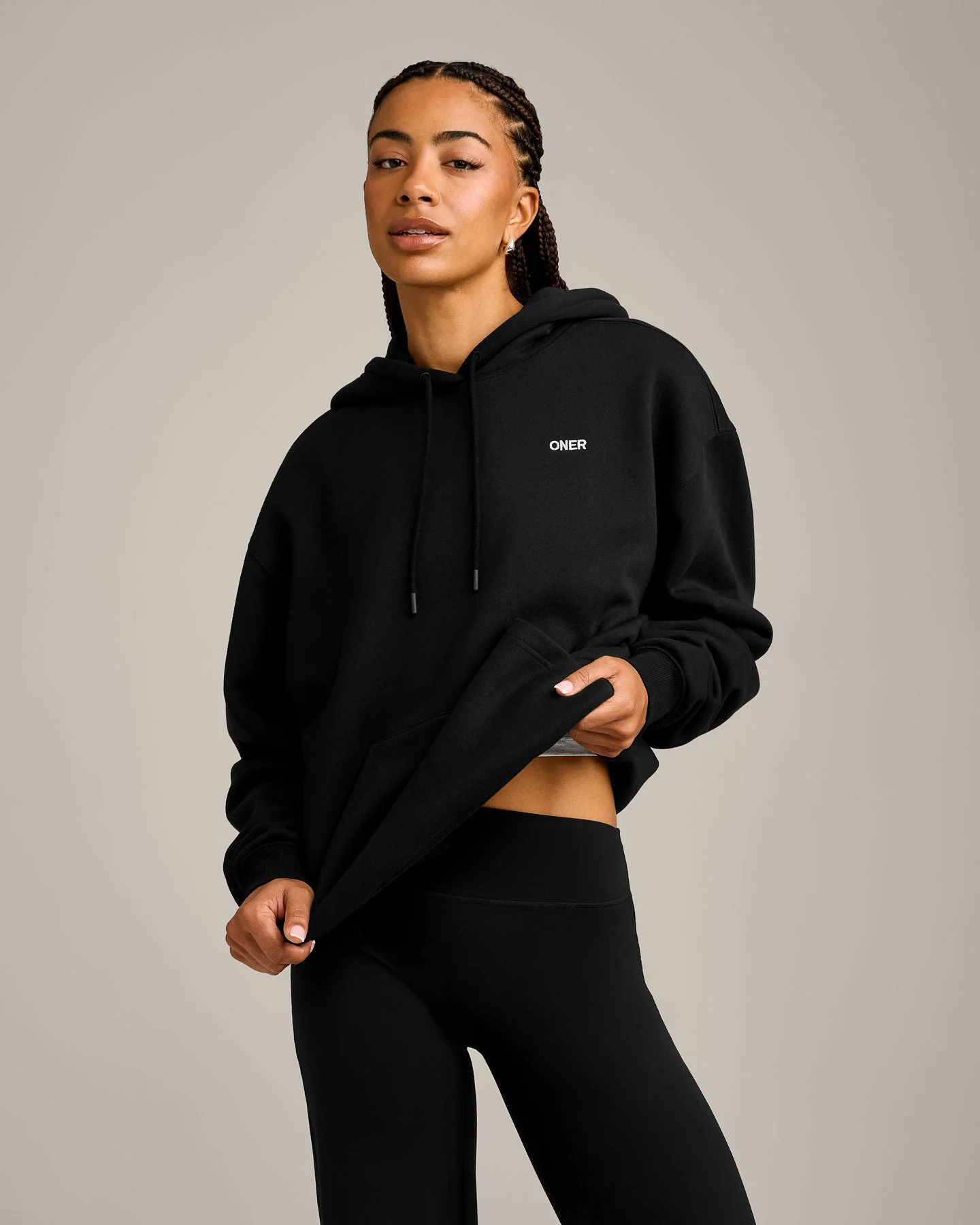 Foundations Cosy Hoodie | Black