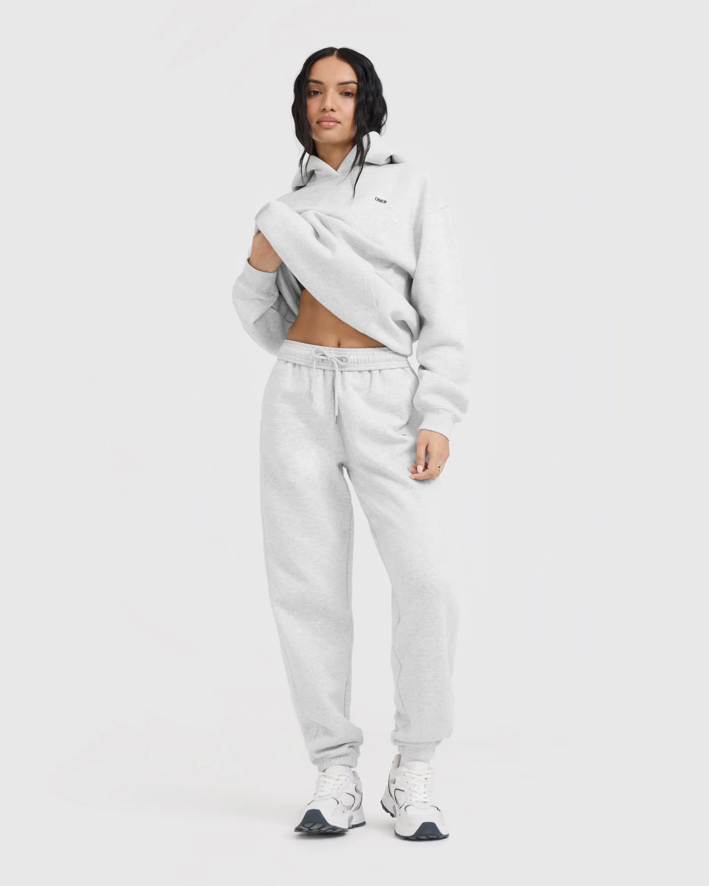 Foundations Joggers | Light Grey Marl - Image 3