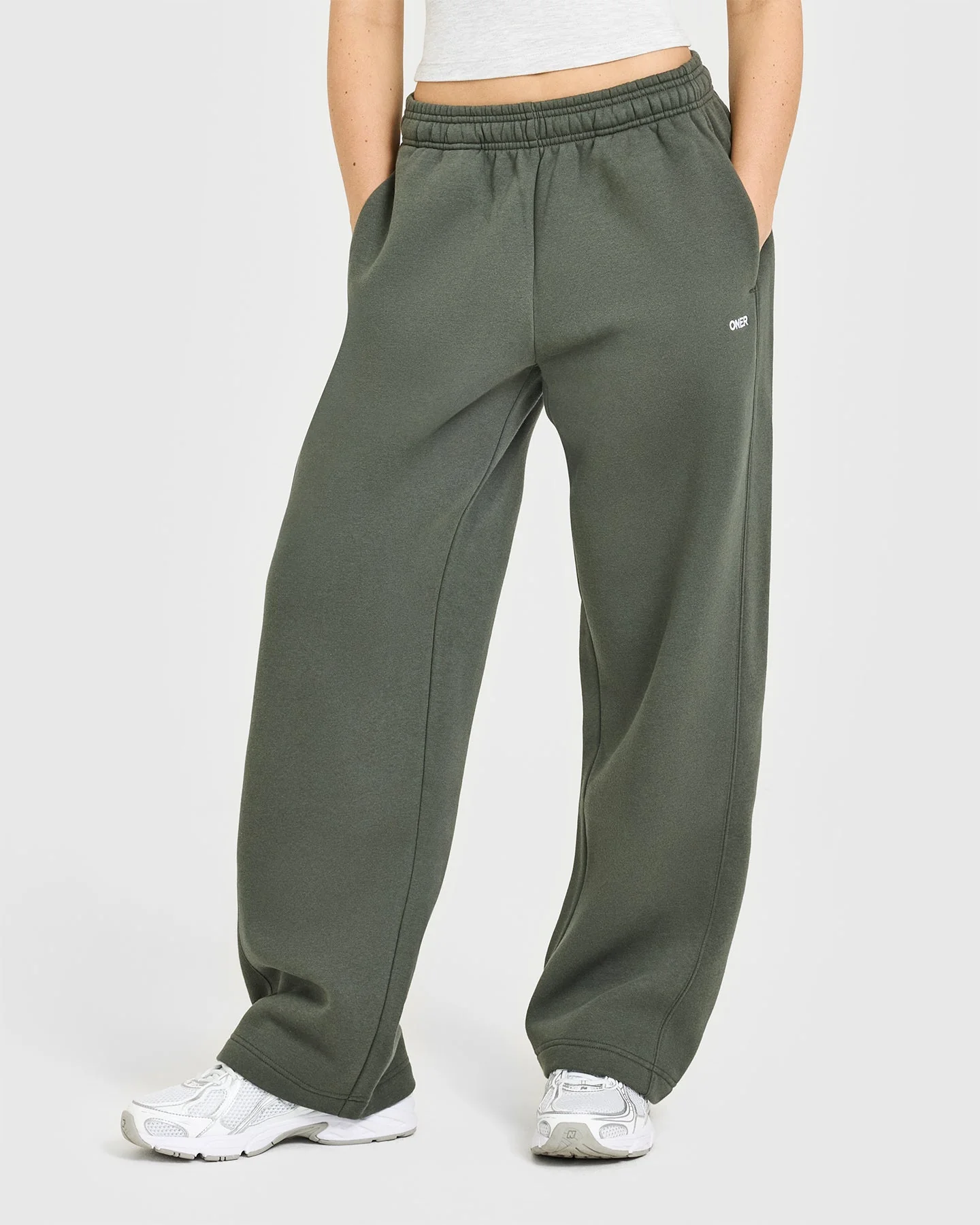 Foundations Straight Leg Joggers | Dark Khaki
