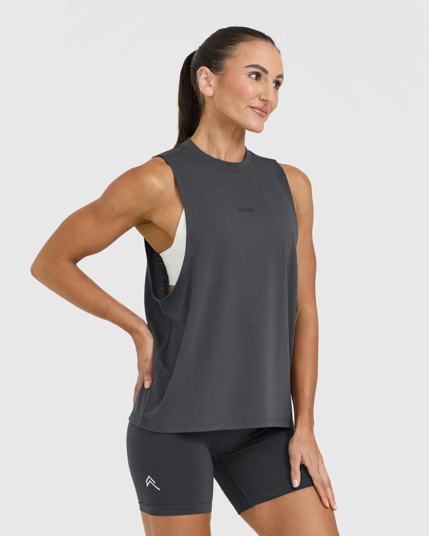 Go To Muscle Tank | Coal - Image 3