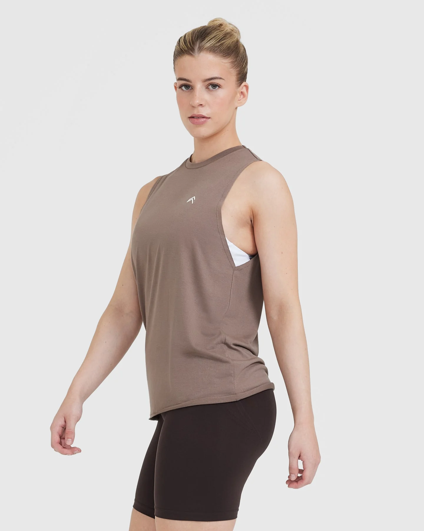 Go To Muscle Vest | Cool Brown - Image 3