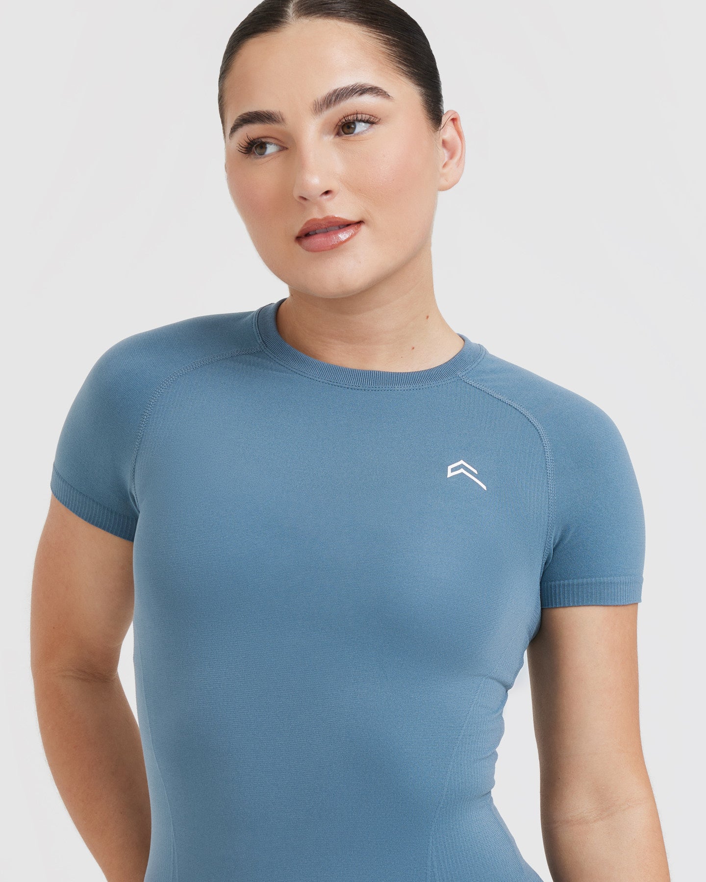 Go To Seamless Fitted Top | Moonstone Blue - Image 4