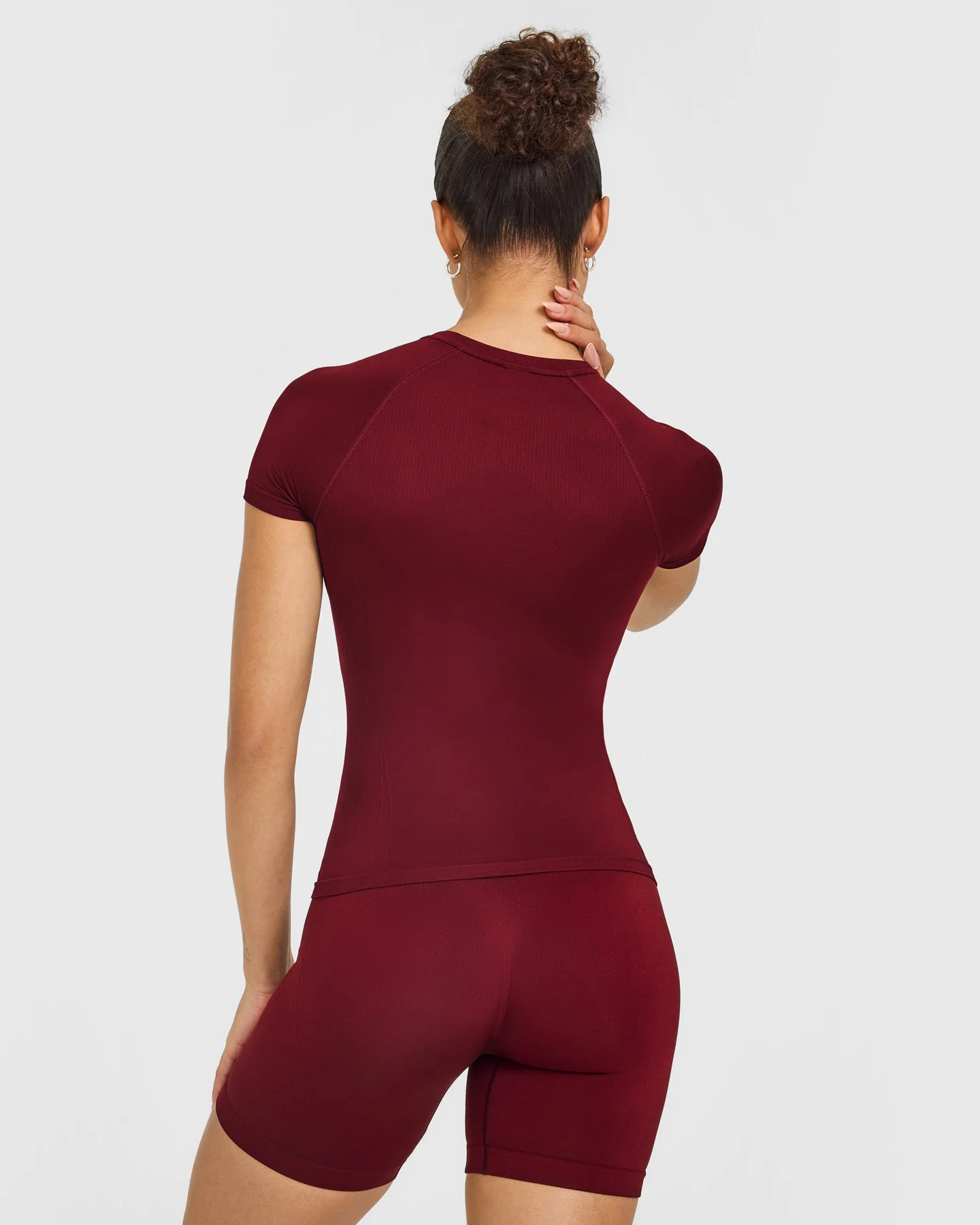 Go To Seamless Fitted Top | Rosewood - Image 2
