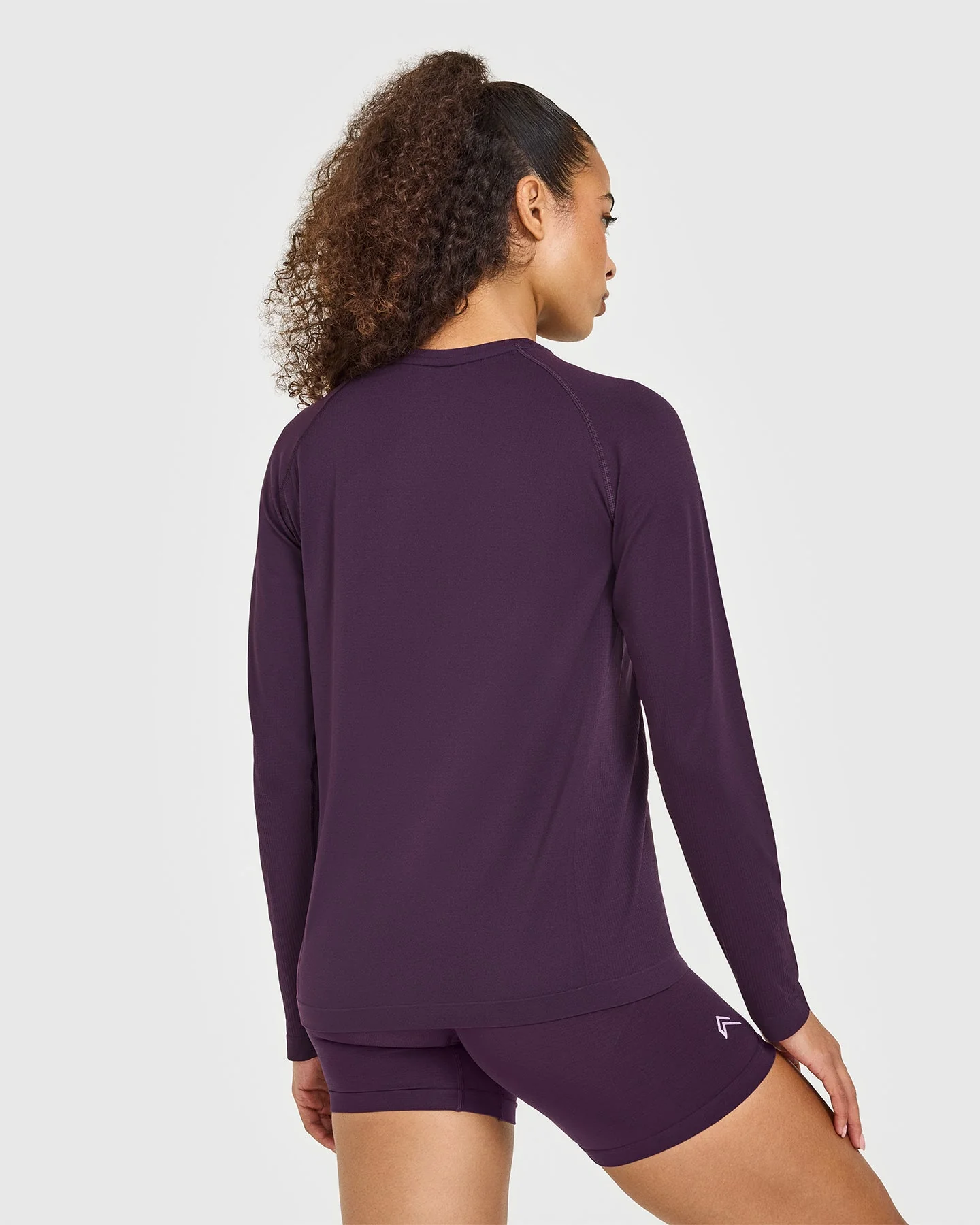 Go To Seamless Loose Long Sleeve Top | Blackberry Purple - Image 2