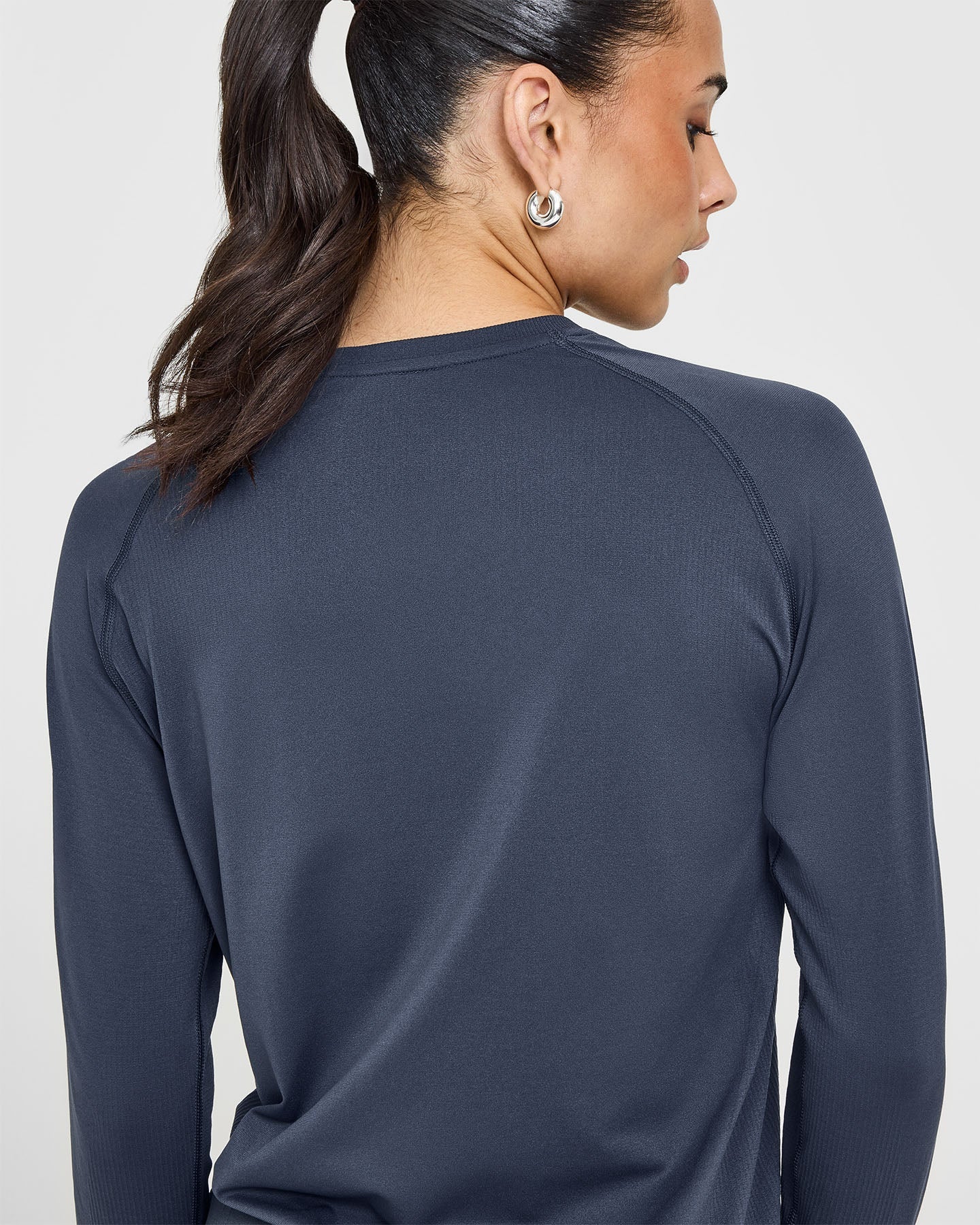 Go To Seamless Loose Long Sleeve Top | True Blue - Image 4