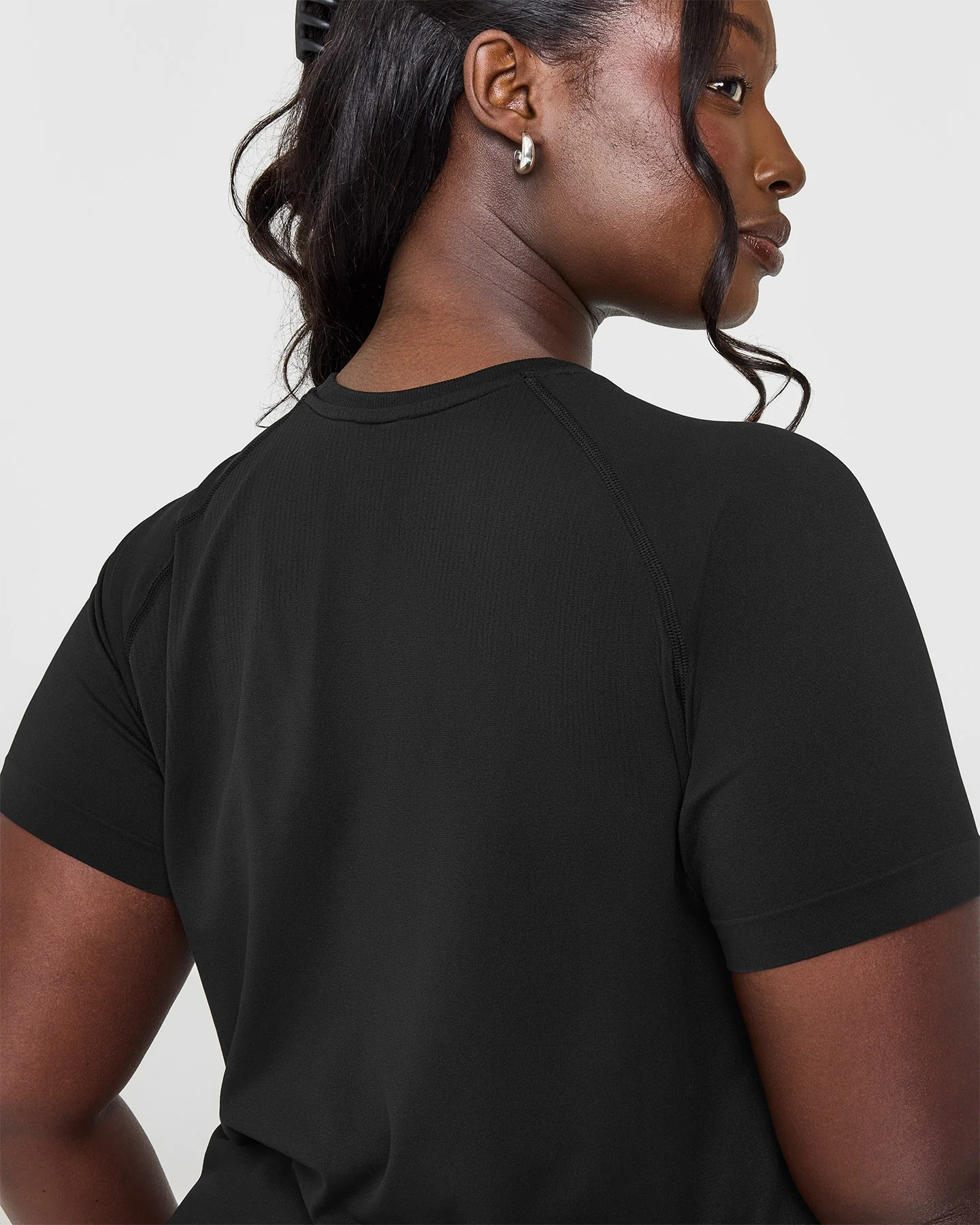 Go To Seamless Loose Top | Black - Image 4