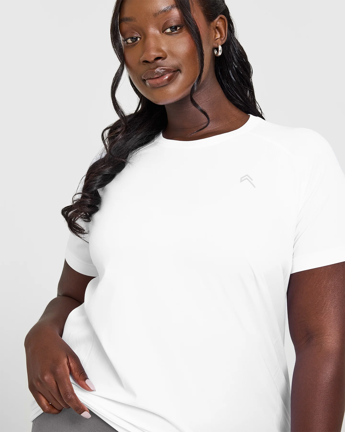 Go To Seamless Loose Top | White - Image 5