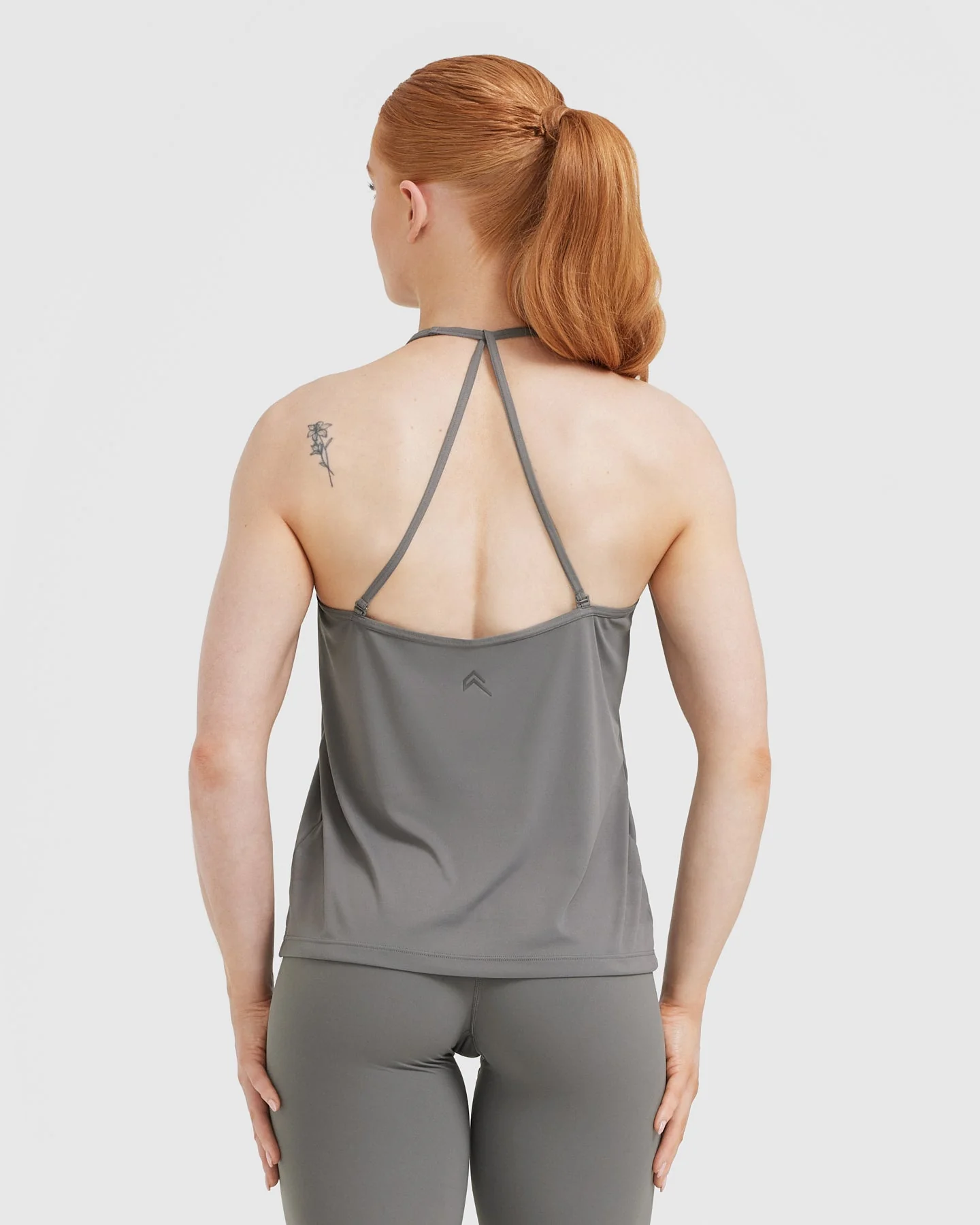Go To Strappy Loose Vest | Ash Grey - Image 2