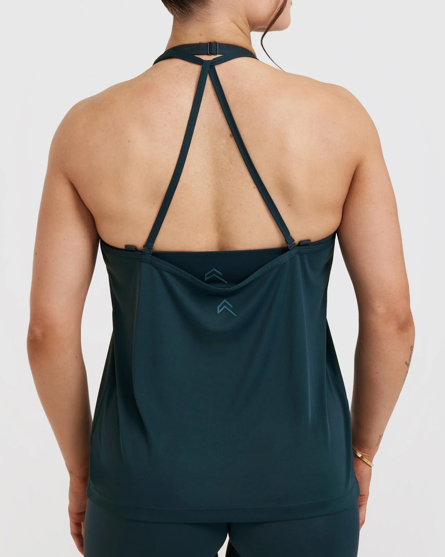 Go To Strappy Loose Vest | Oil Blue - Image 5