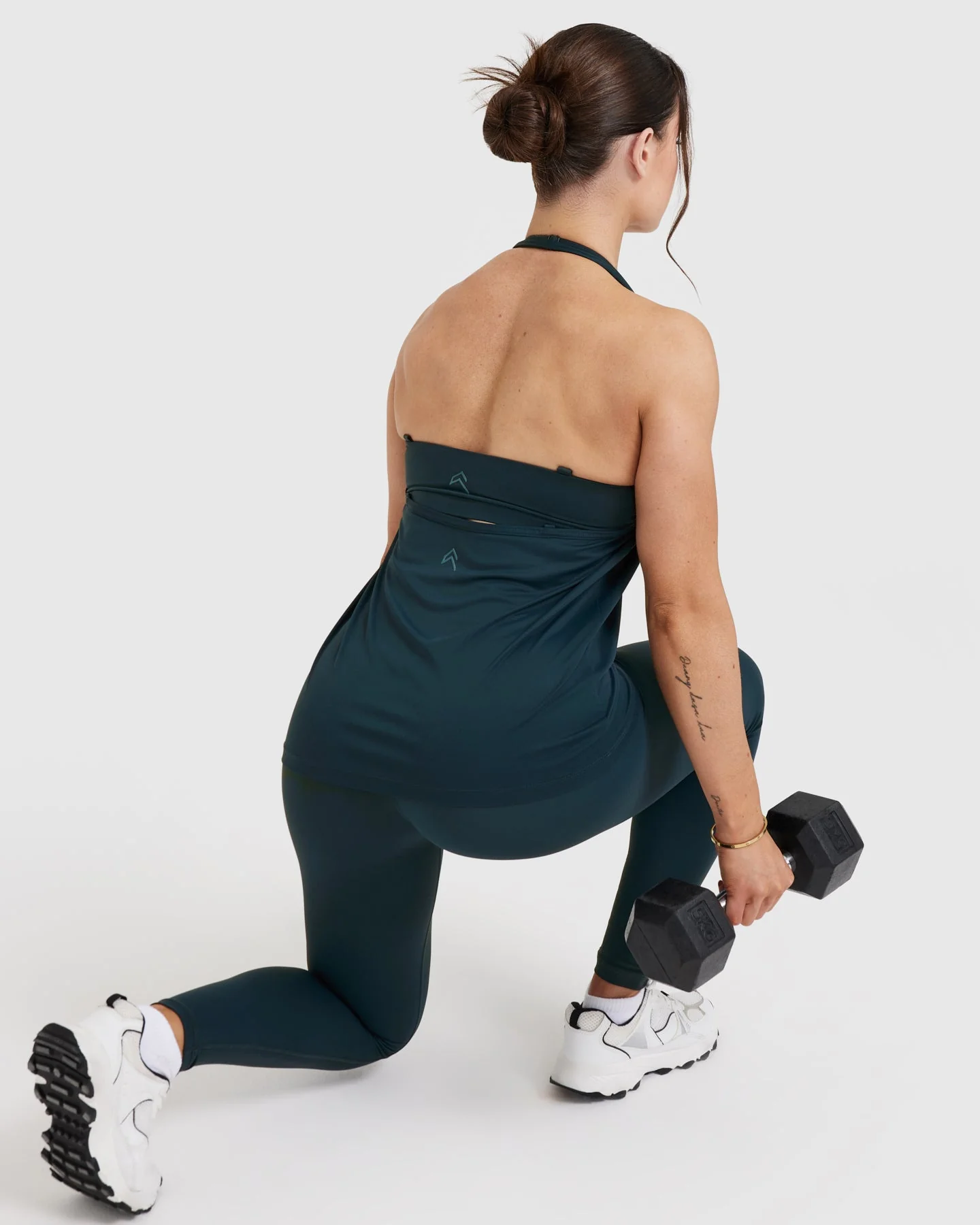 Go To Strappy Loose Vest | Oil Blue - Image 6