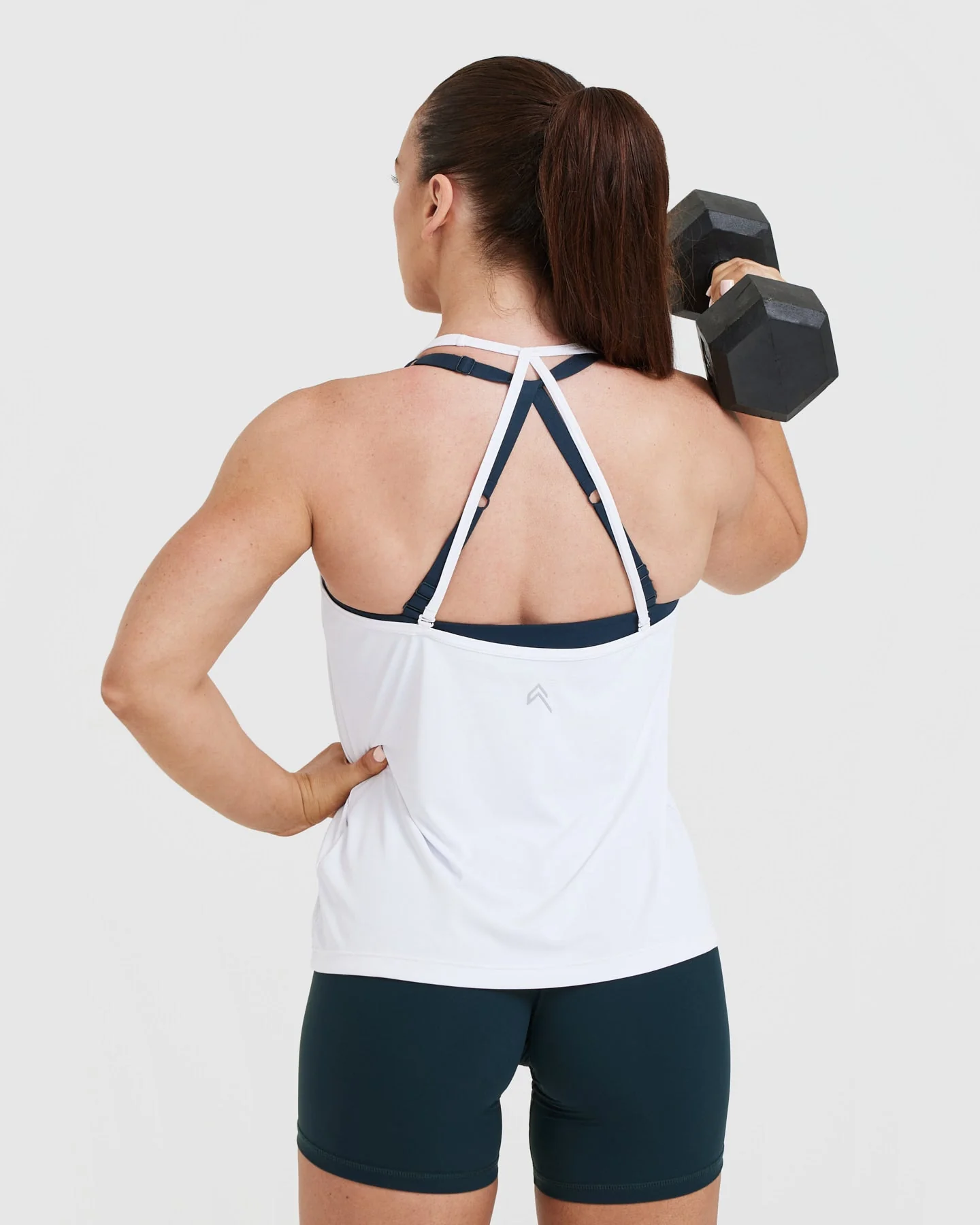 Go To Strappy Loose Vest | White - Image 6