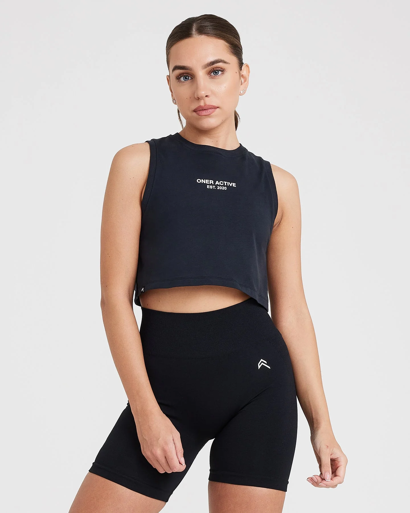 Graphic Jersey Tank | Washed Black