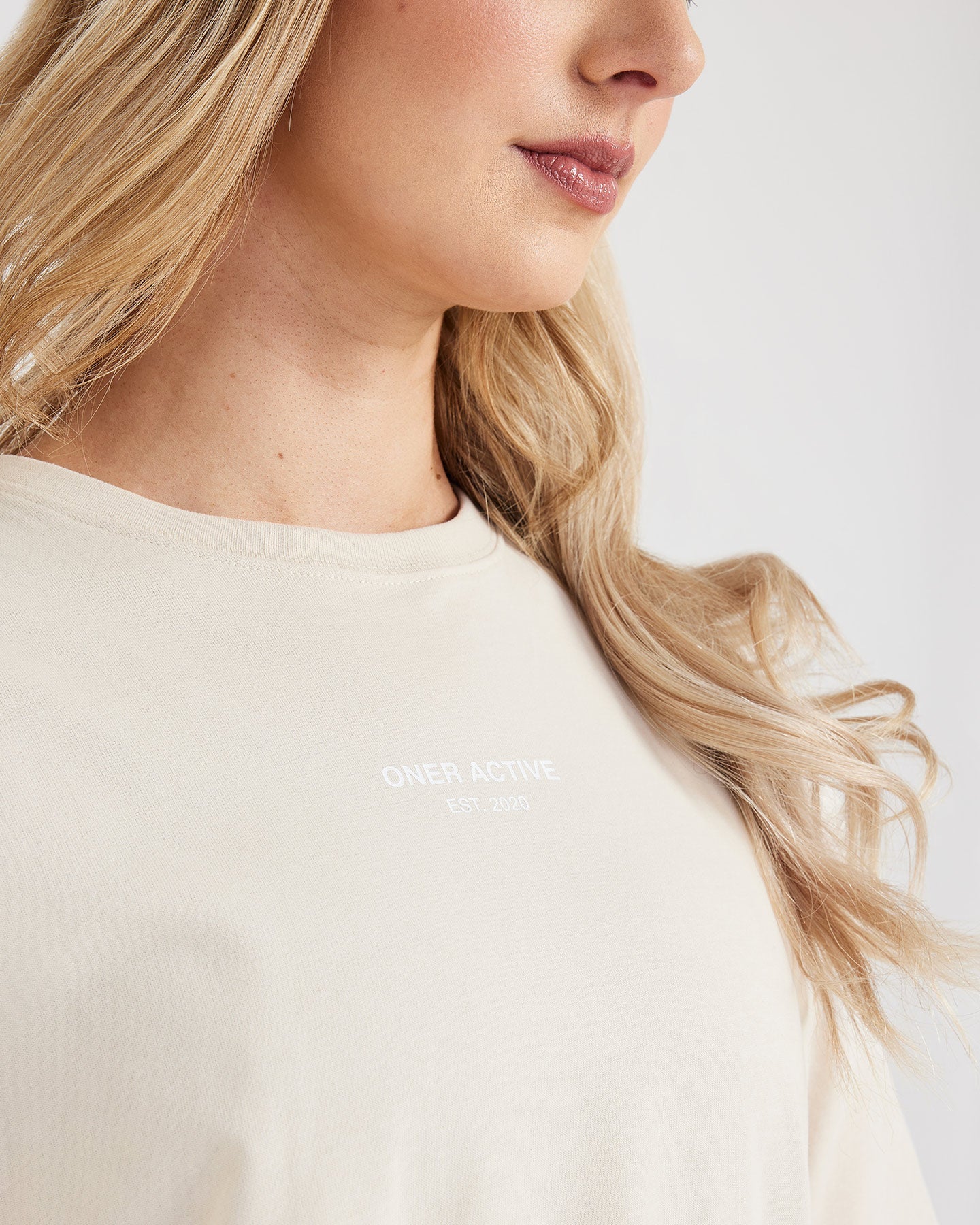 Graphic Oversized Short Sleeve Tee | Washed Sand - Image 3