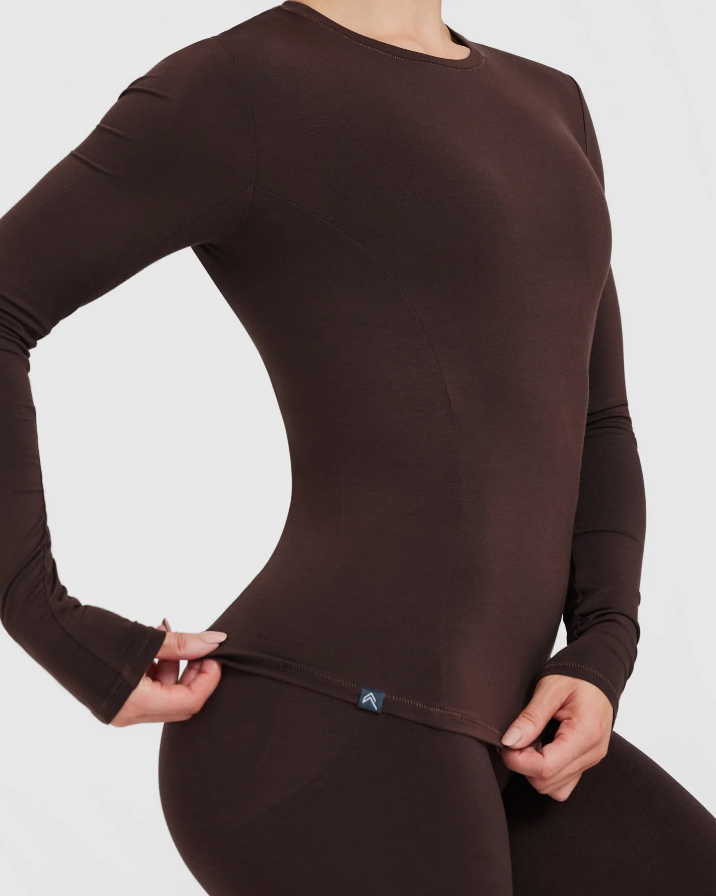 Mellow™ Soft Long Sleeve Top | 70% Cocoa - Image 4