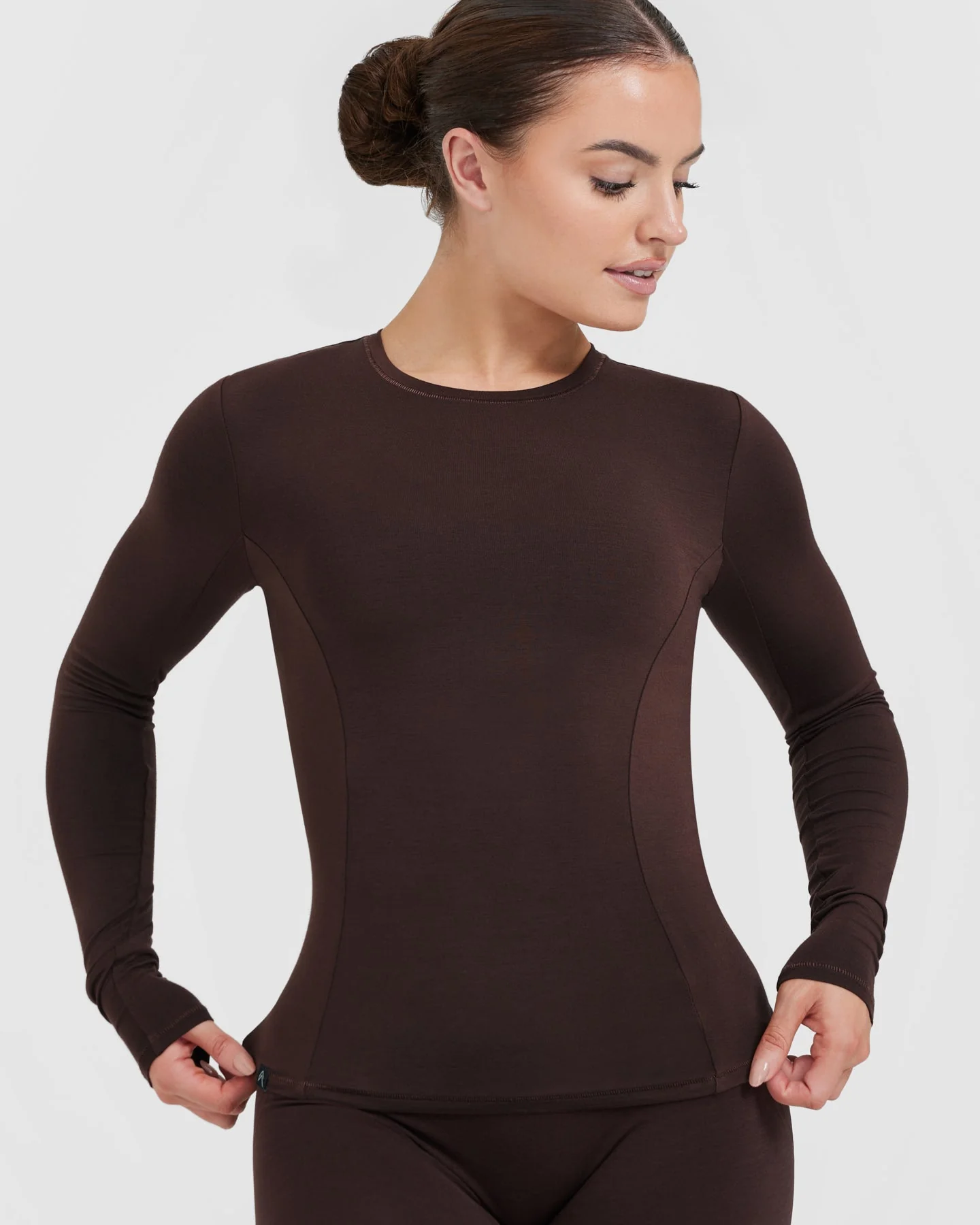 Mellow™ Soft Long Sleeve Top | 70% Cocoa - Image 5