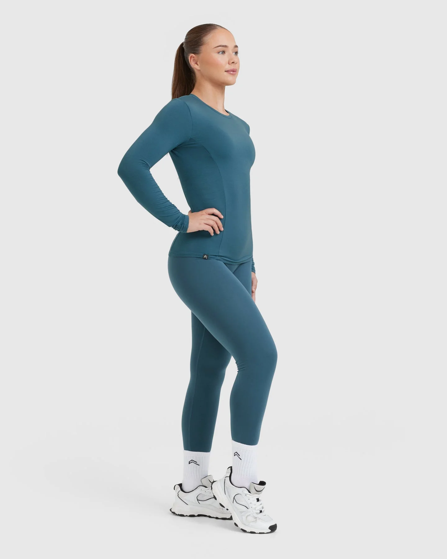 Mellow™ Soft Long Sleeve Top | Lake Blue - Image 3