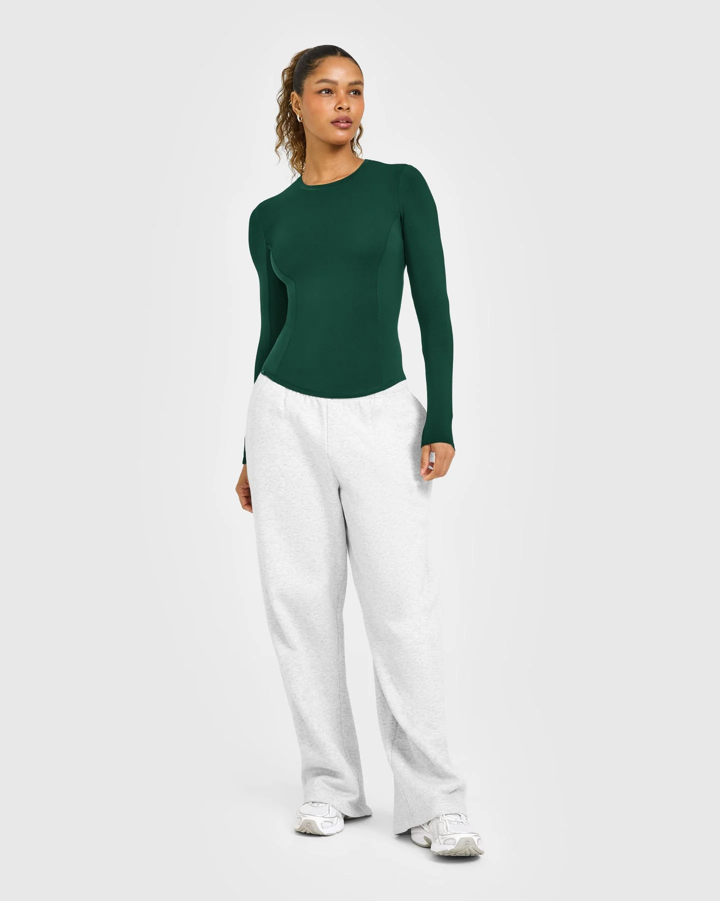 Mellow™ Soft Long Sleeve Top | Racing Green - Image 2