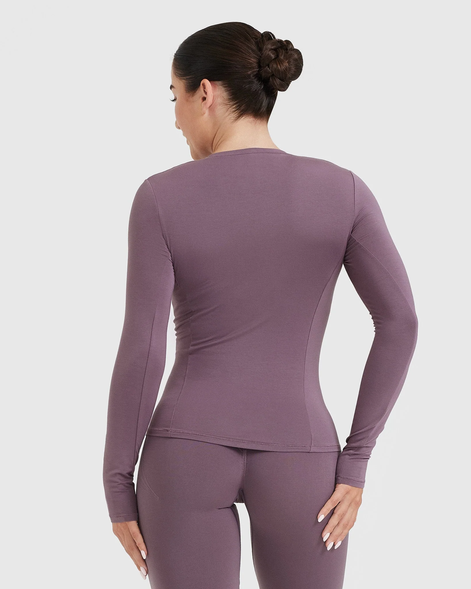 Mellow™ Soft Long Sleeve Top | Vintage Purple - Image 2