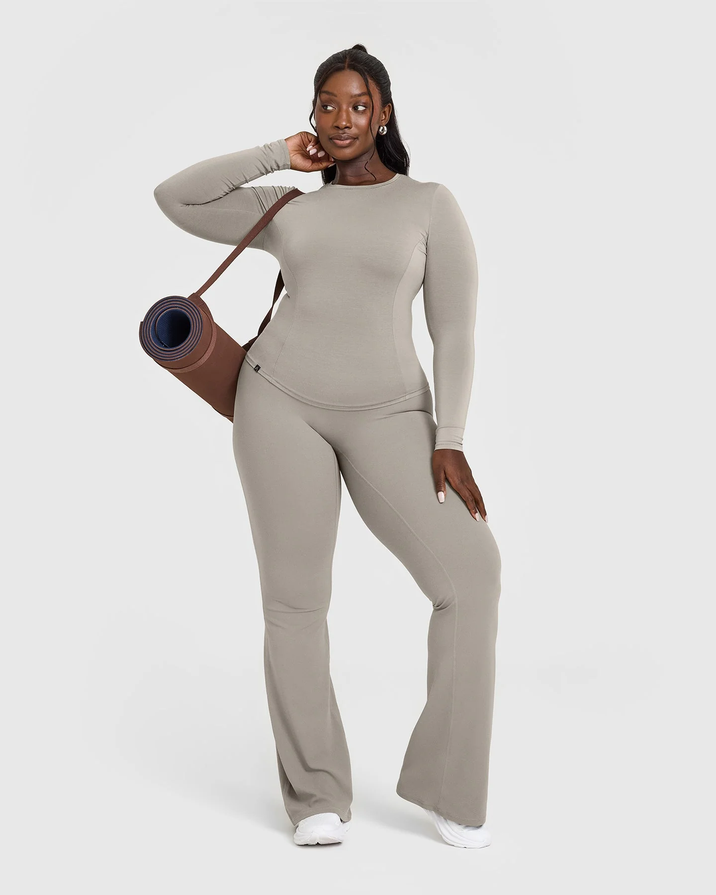 Mellow™ Soft Long Sleeve Top | Warm Sand - Image 3