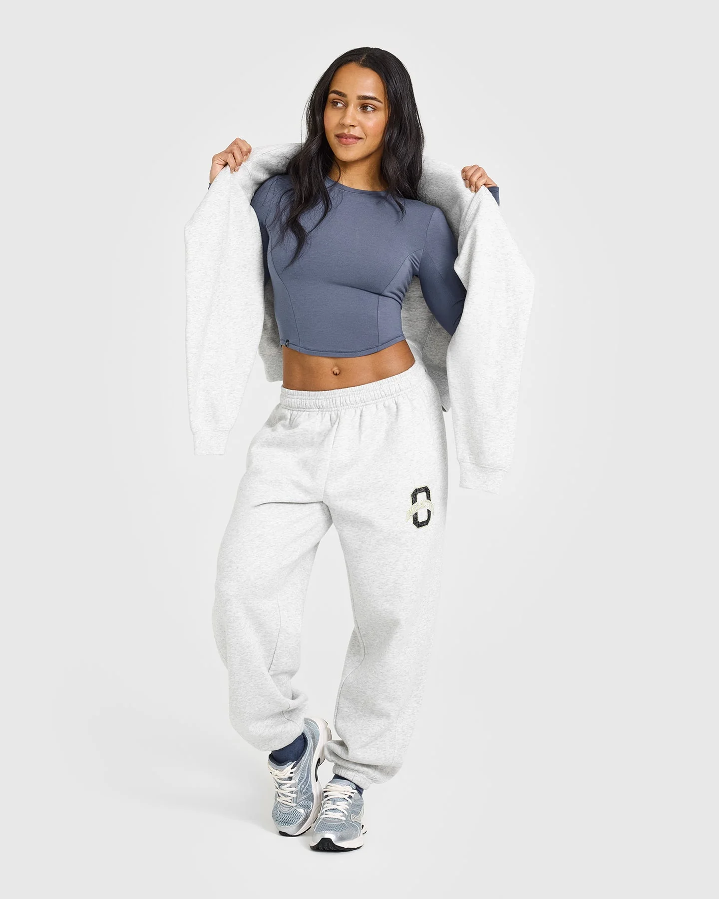 Mellow™ Soft Mid Long Sleeve Top | Granite Blue - Image 3