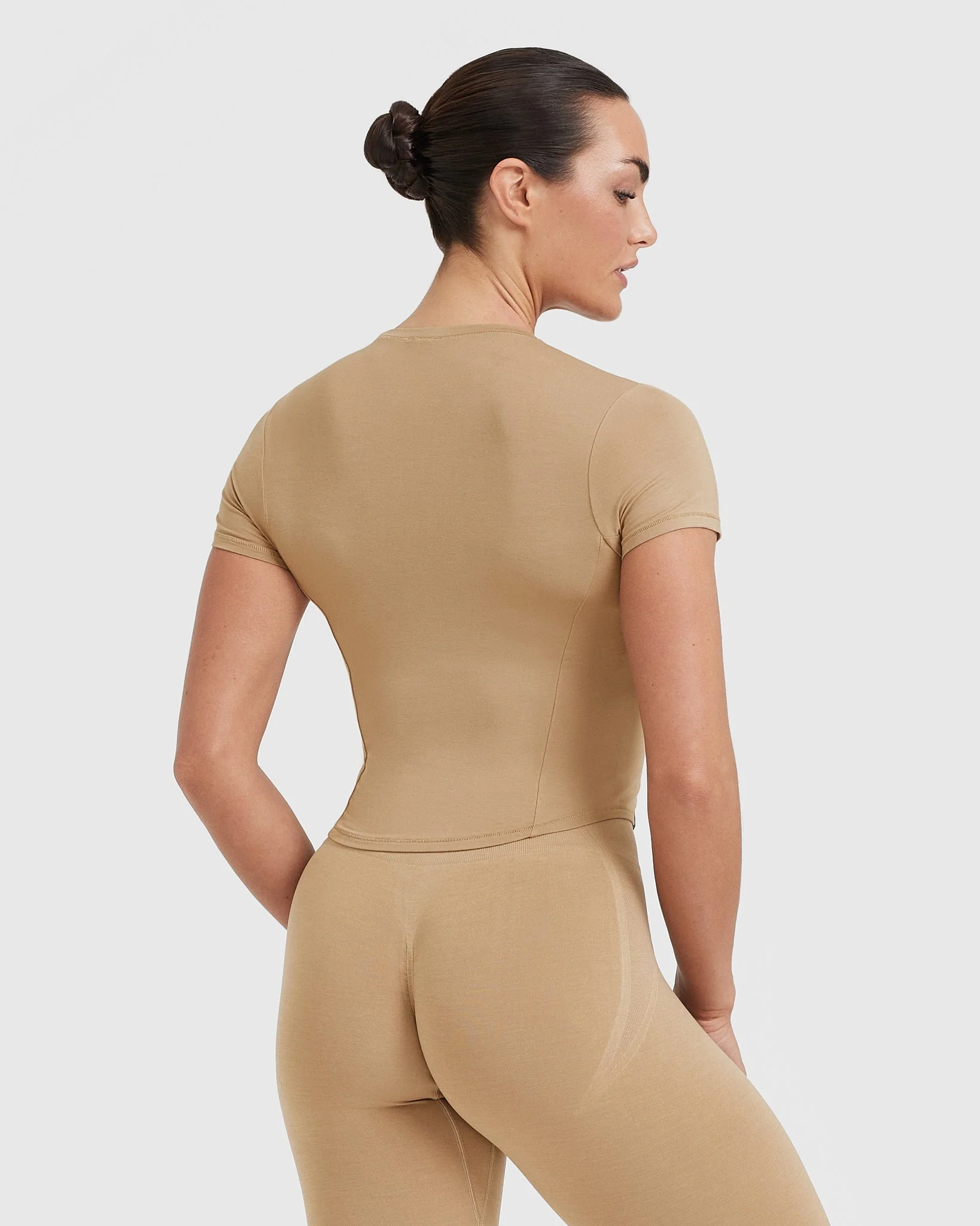 Mellow™ Soft Mid Short Sleeve T-Shirt | Dune Brown - Image 2