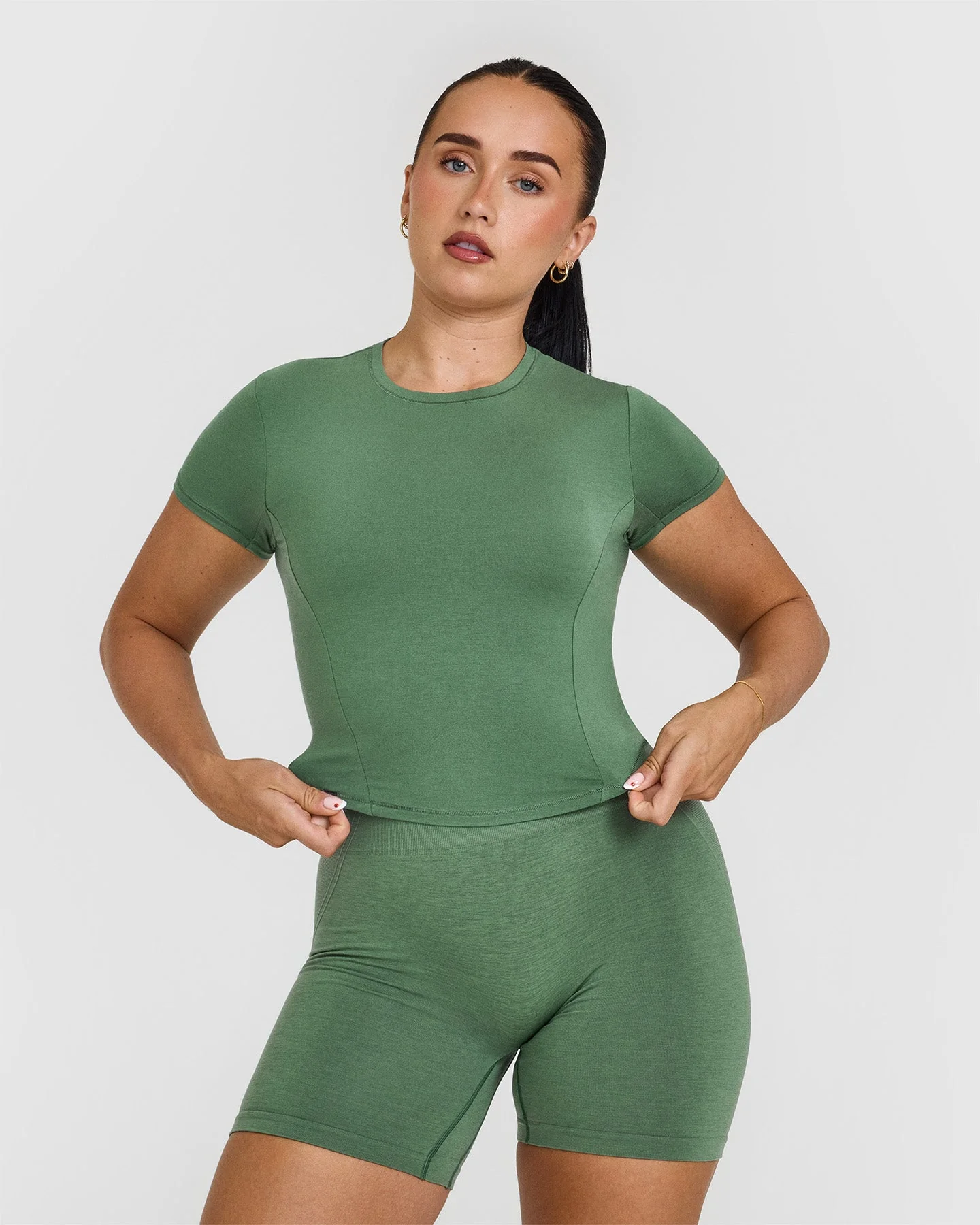 Mellow™ Soft Mid Short Sleeve T-Shirt | Forest Green
