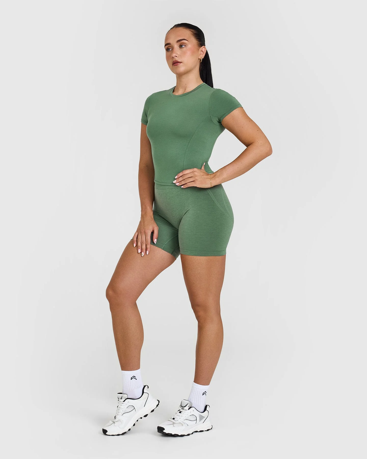 Mellow™ Soft Mid Short Sleeve T-Shirt | Forest Green - Image 3