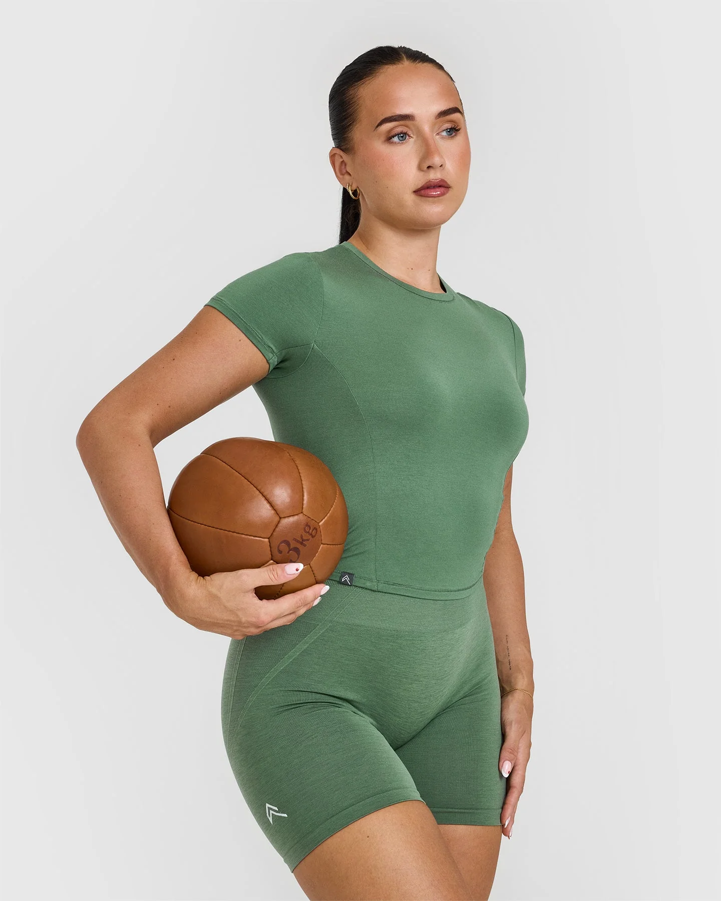 Mellow™ Soft Mid Short Sleeve T-Shirt | Forest Green - Image 6