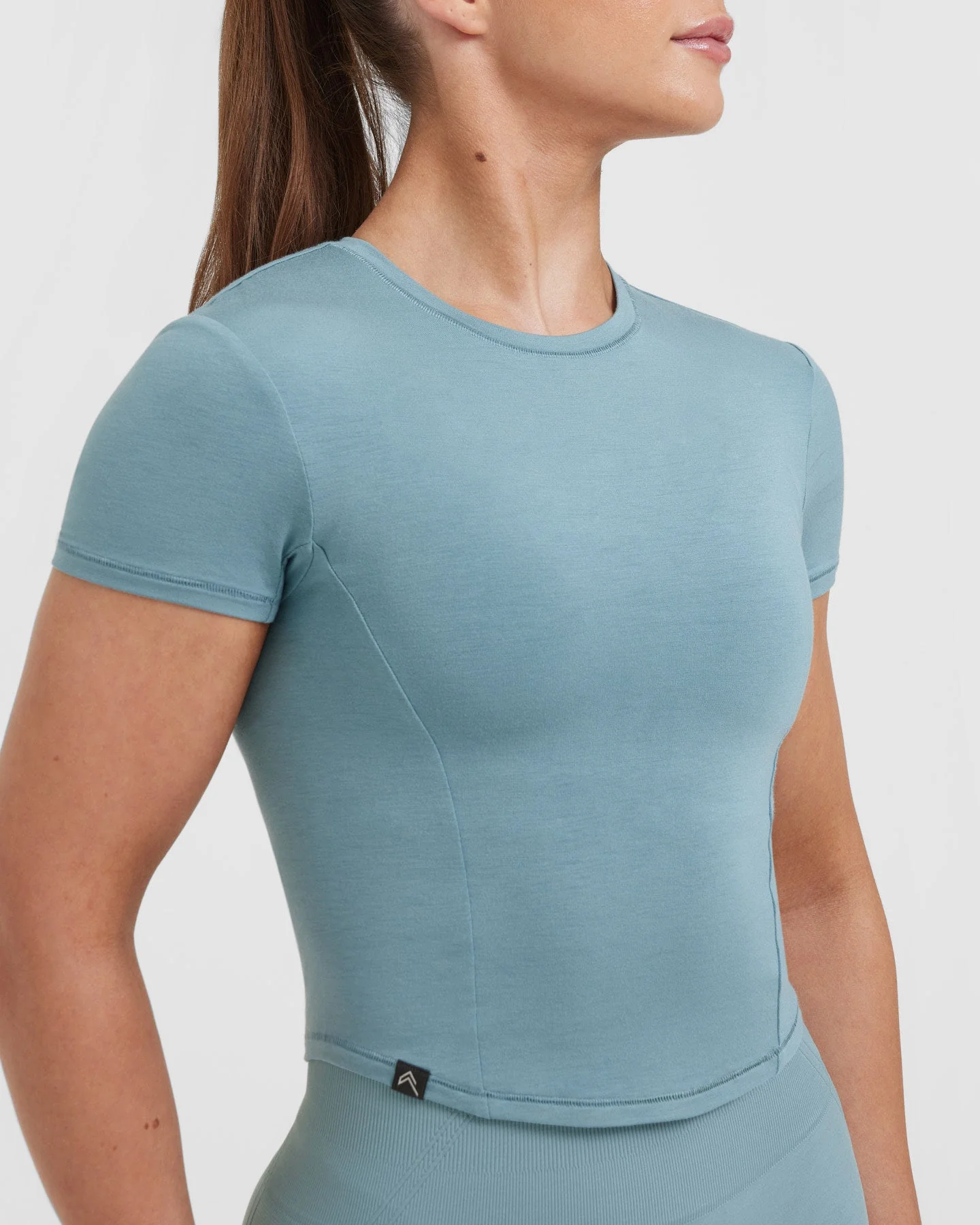 Mellow™ Soft Mid Short Sleeve T-Shirt | Steel Blue - Image 5