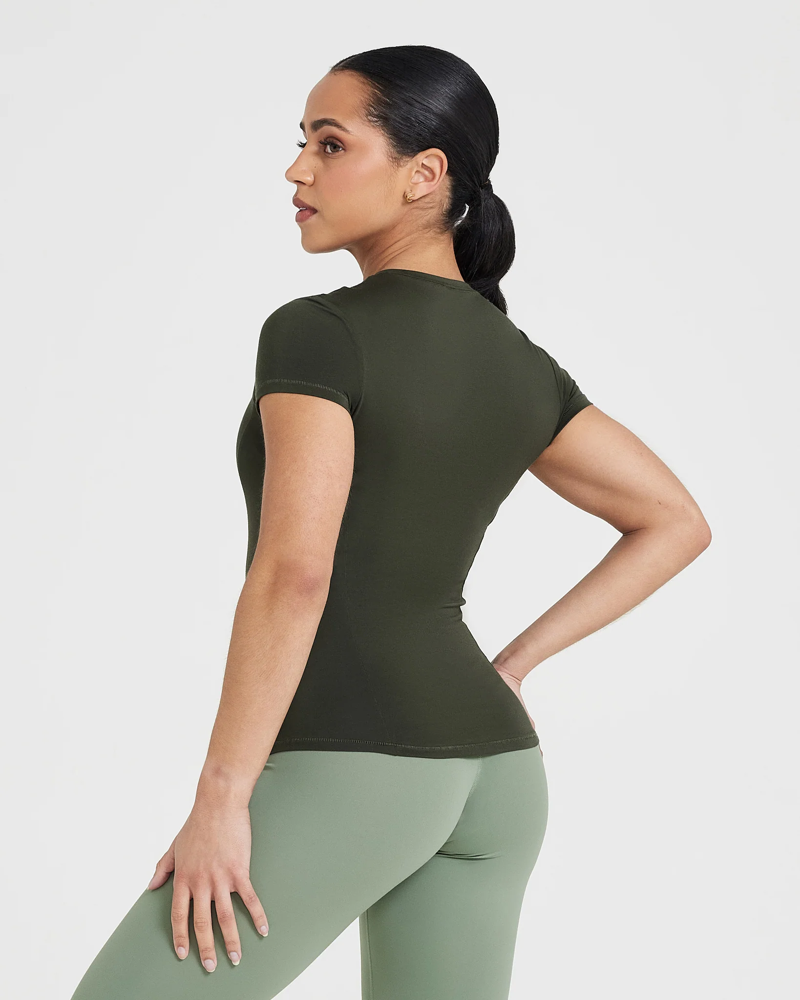 Mellow™ Soft Short Sleeve T-Shirt | Khaki - Image 2