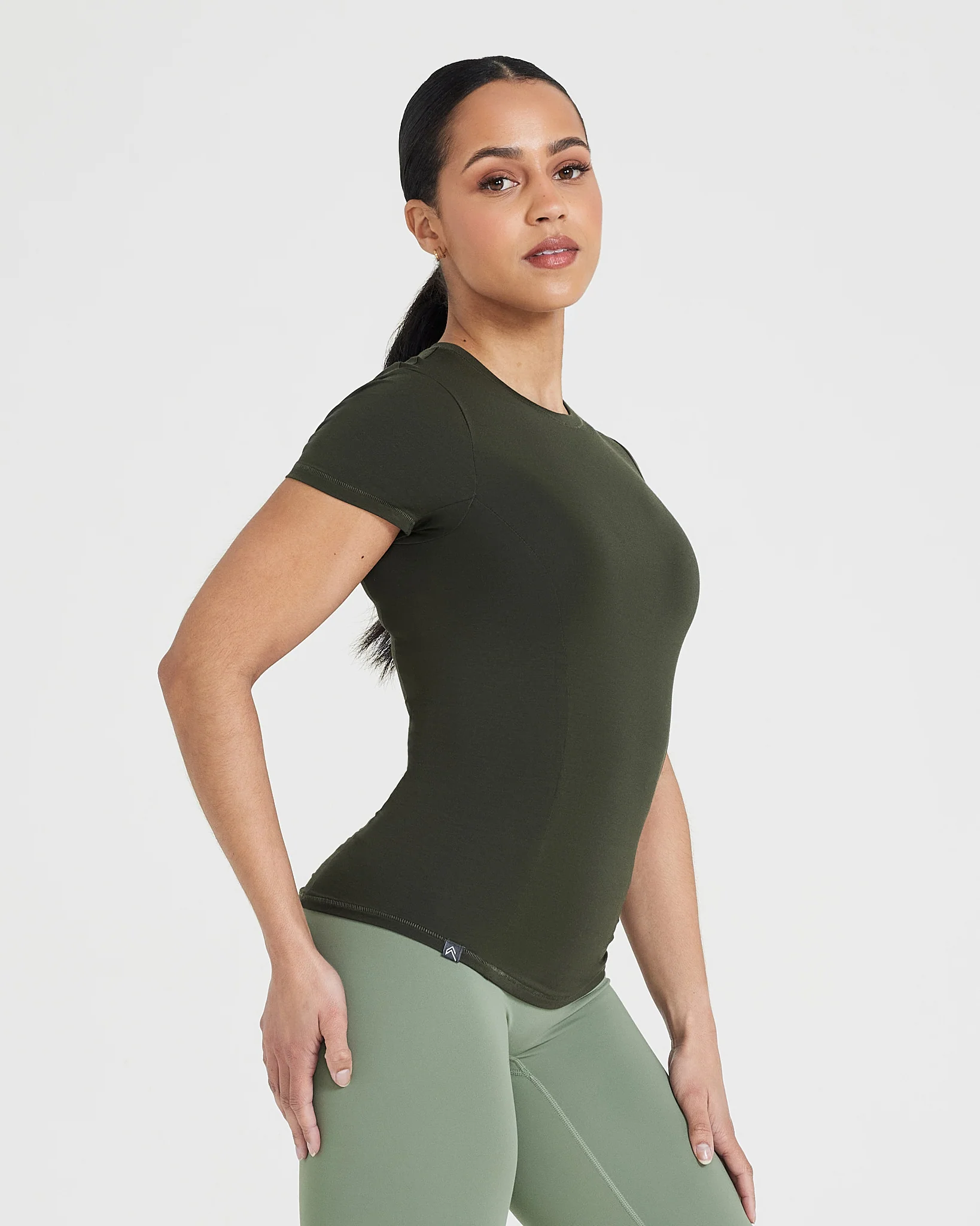 Mellow™ Soft Short Sleeve T-Shirt | Khaki - Image 3
