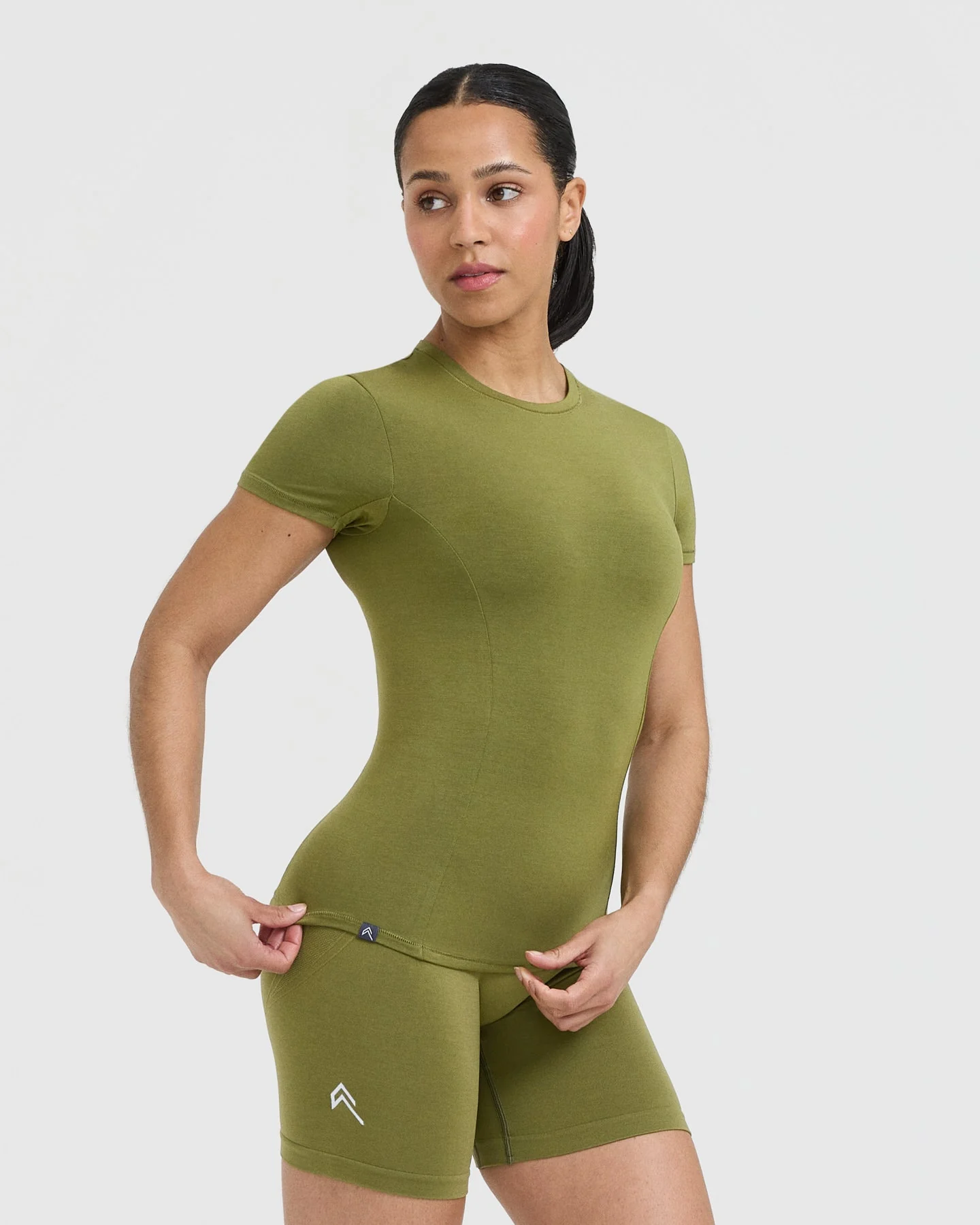 Mellow™ Soft Short Sleeve T-Shirt | Olive Green - Image 3