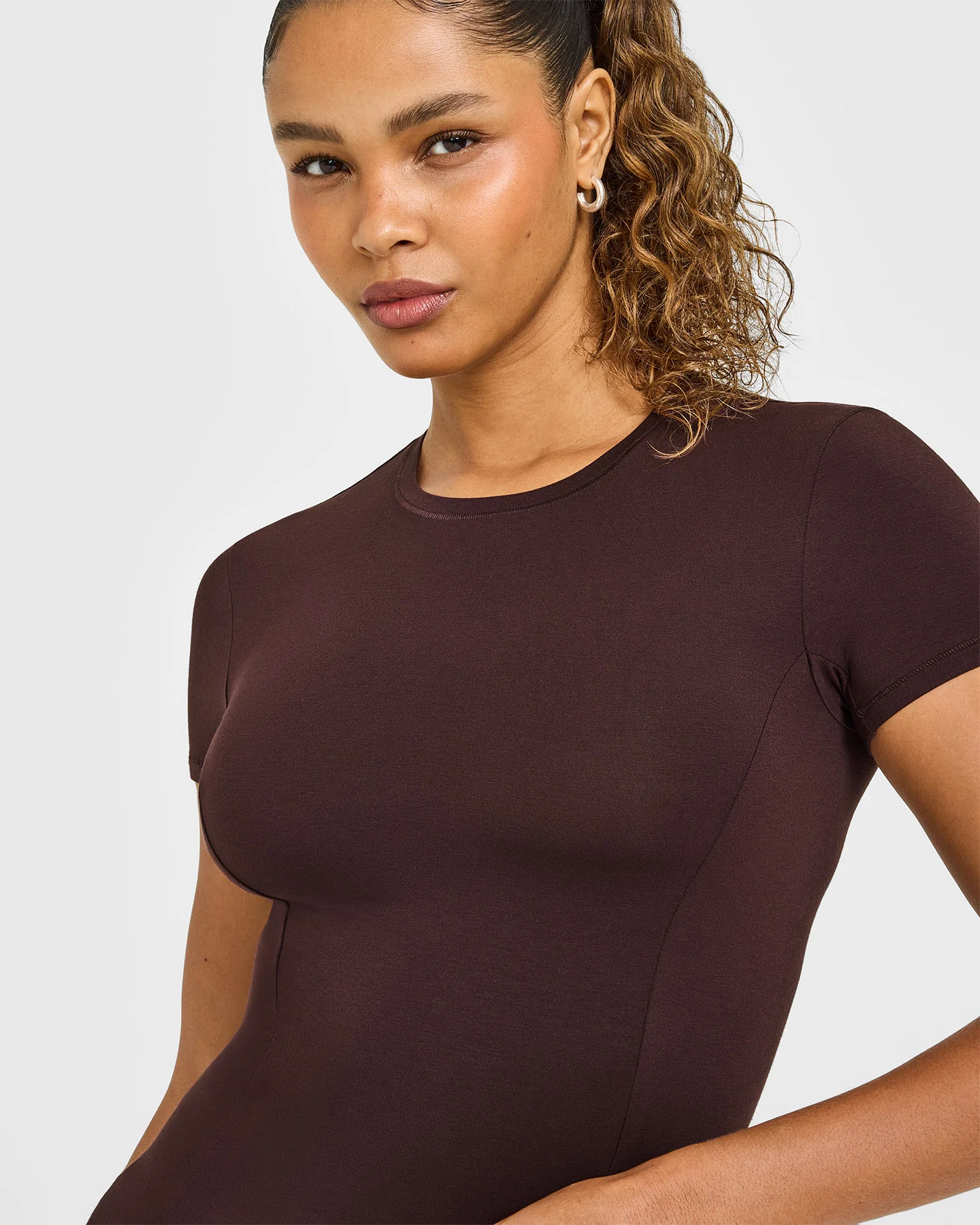 Mellow™ Soft Short Sleeve T-Shirt | Plum Brown - Image 3