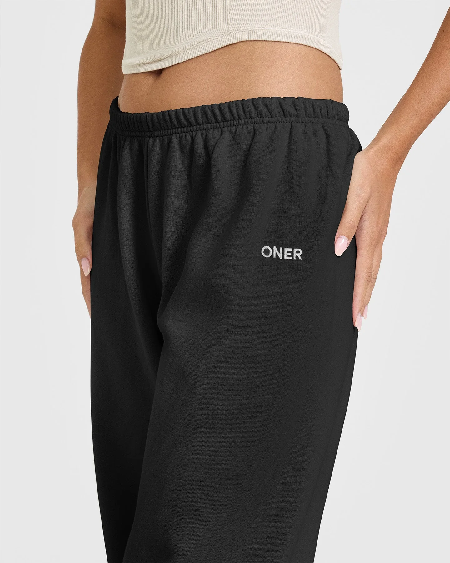 Mid Weight Joggers | Soft Black - Image 4