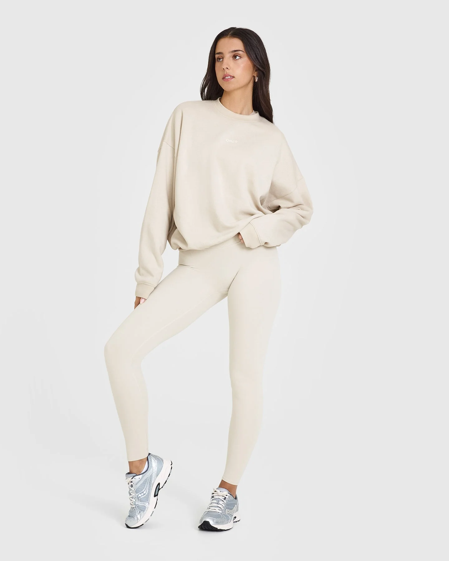 Mid Weight Sweatshirt | Sand - Image 3