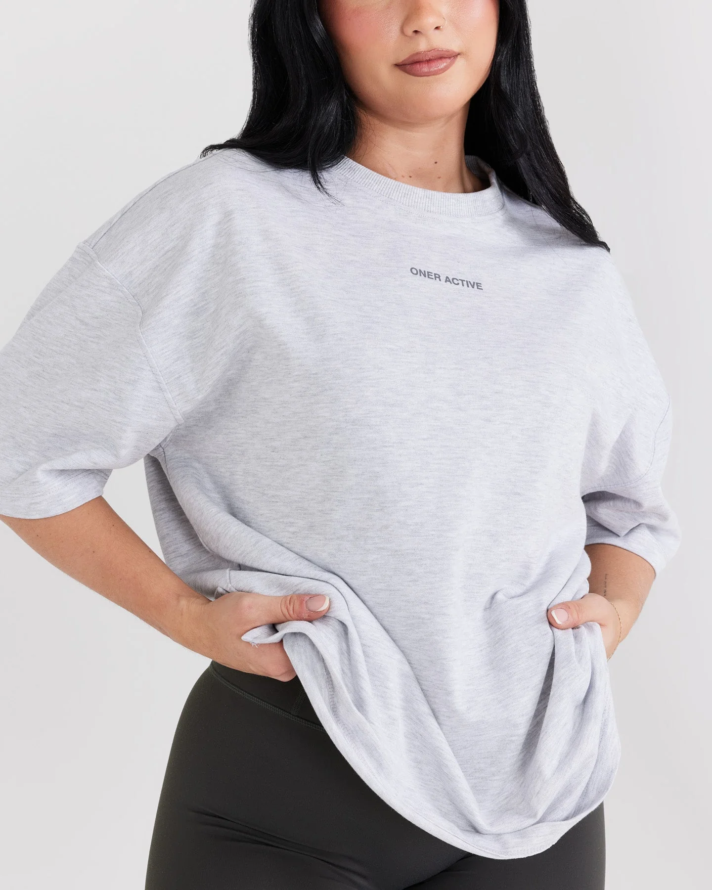OYB Graphic Unisex T-Shirt | Light Grey Marl - Image 4