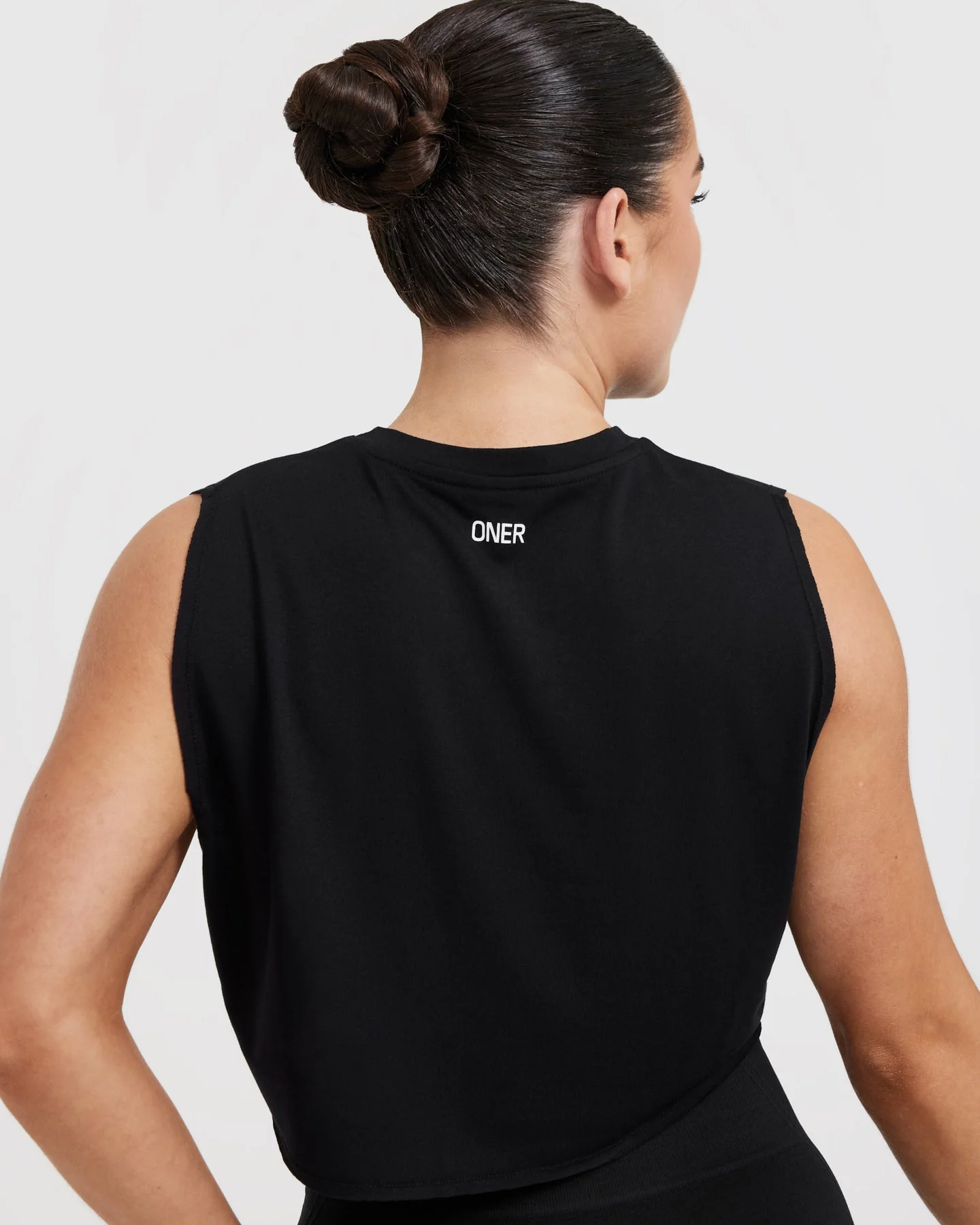Raising The Bar Graphic Muscle Crop Vest | Black - Image 5