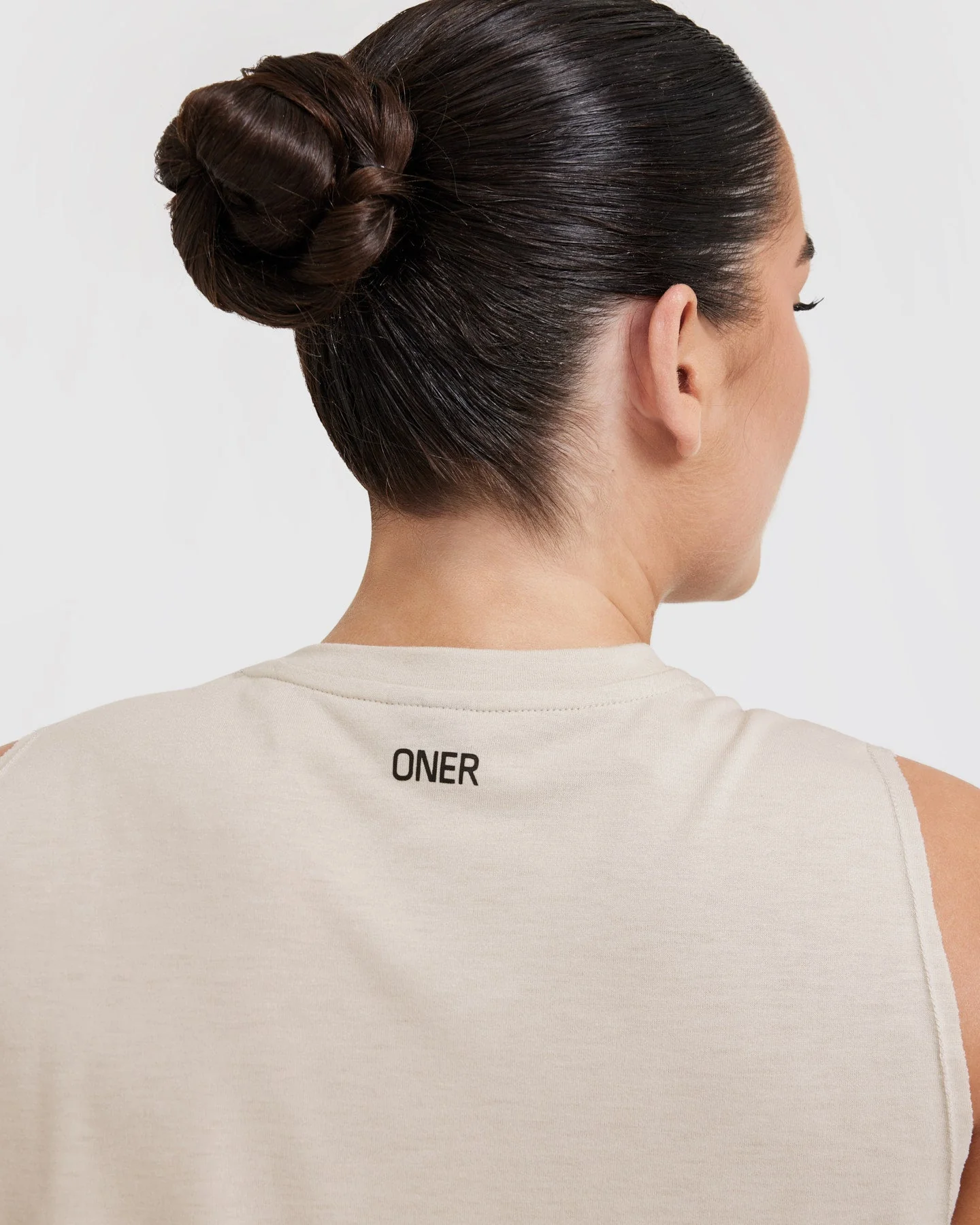 Raising The Bar Graphic Muscle Crop Vest | Sand - Image 5